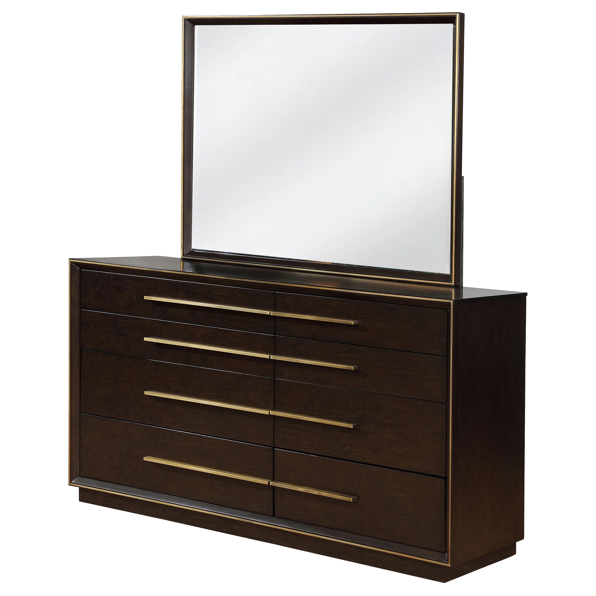 Durango 8-Drawer Dresser with Mirror - Smoked Peppercorn - Image 5