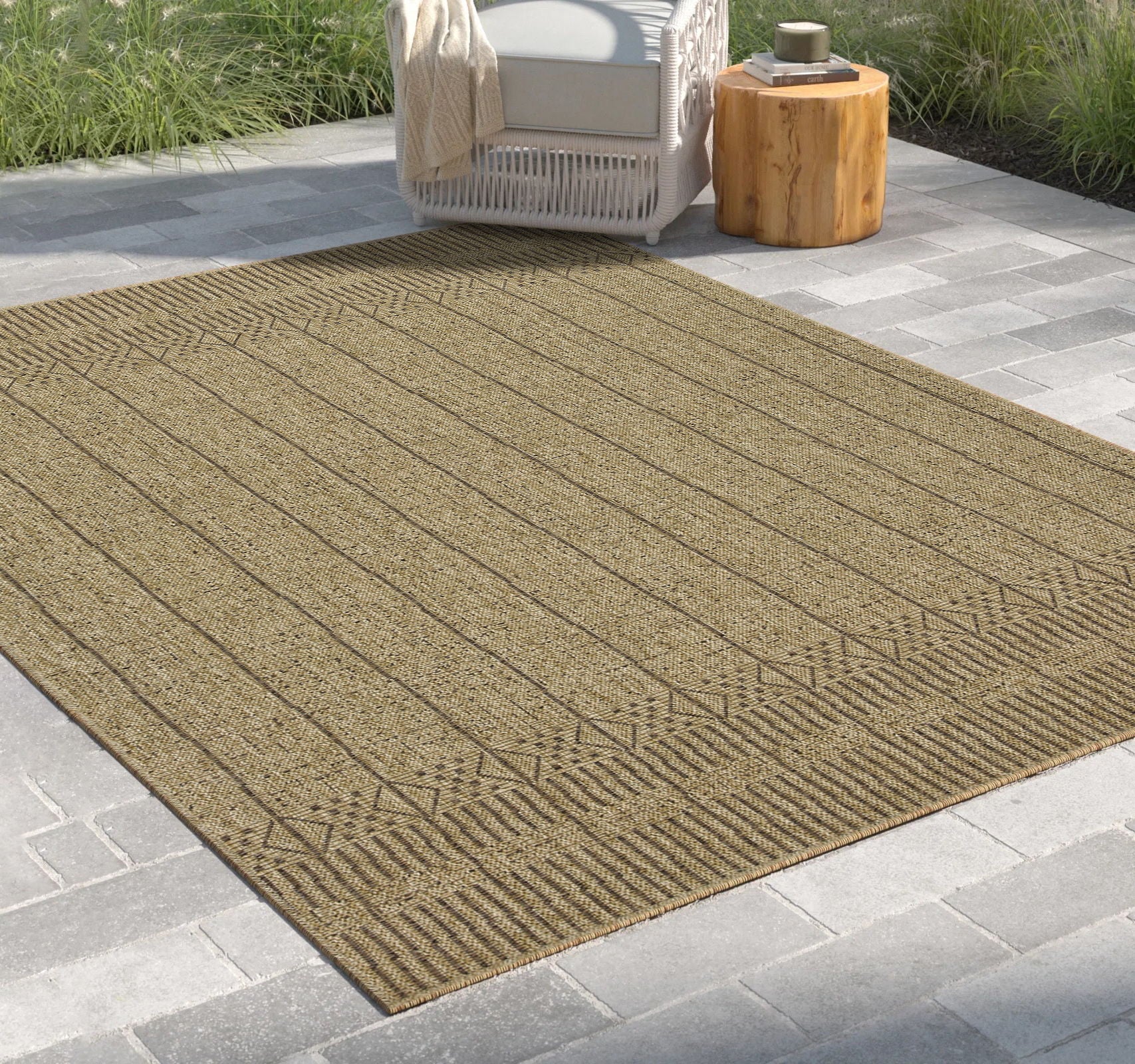 Earth - Indoor, Outdoor, Area Rug, Versatile Design - Image 3