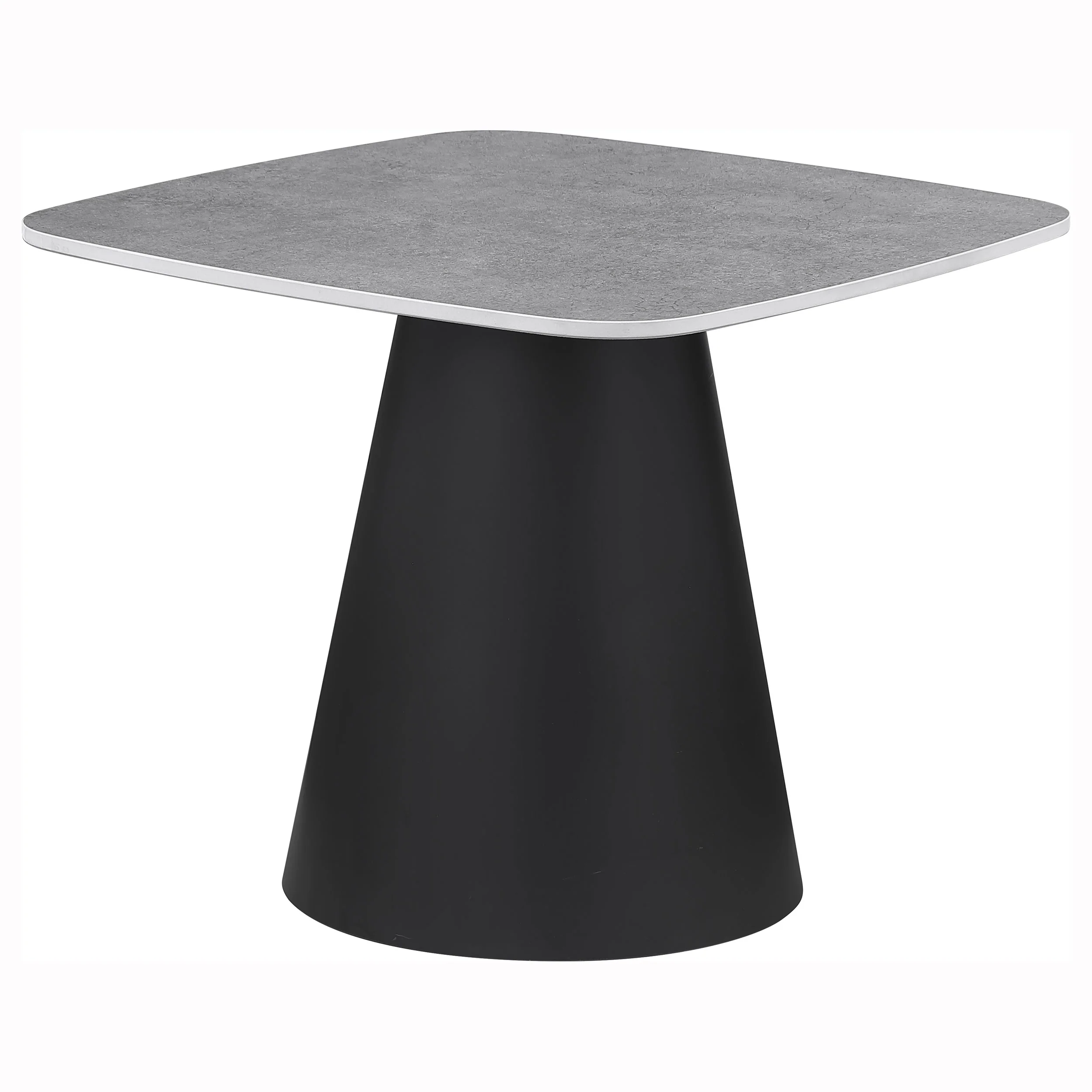 Eason 2-Piece Cocktail Coffee Table Set Concrete and Black - Image 6