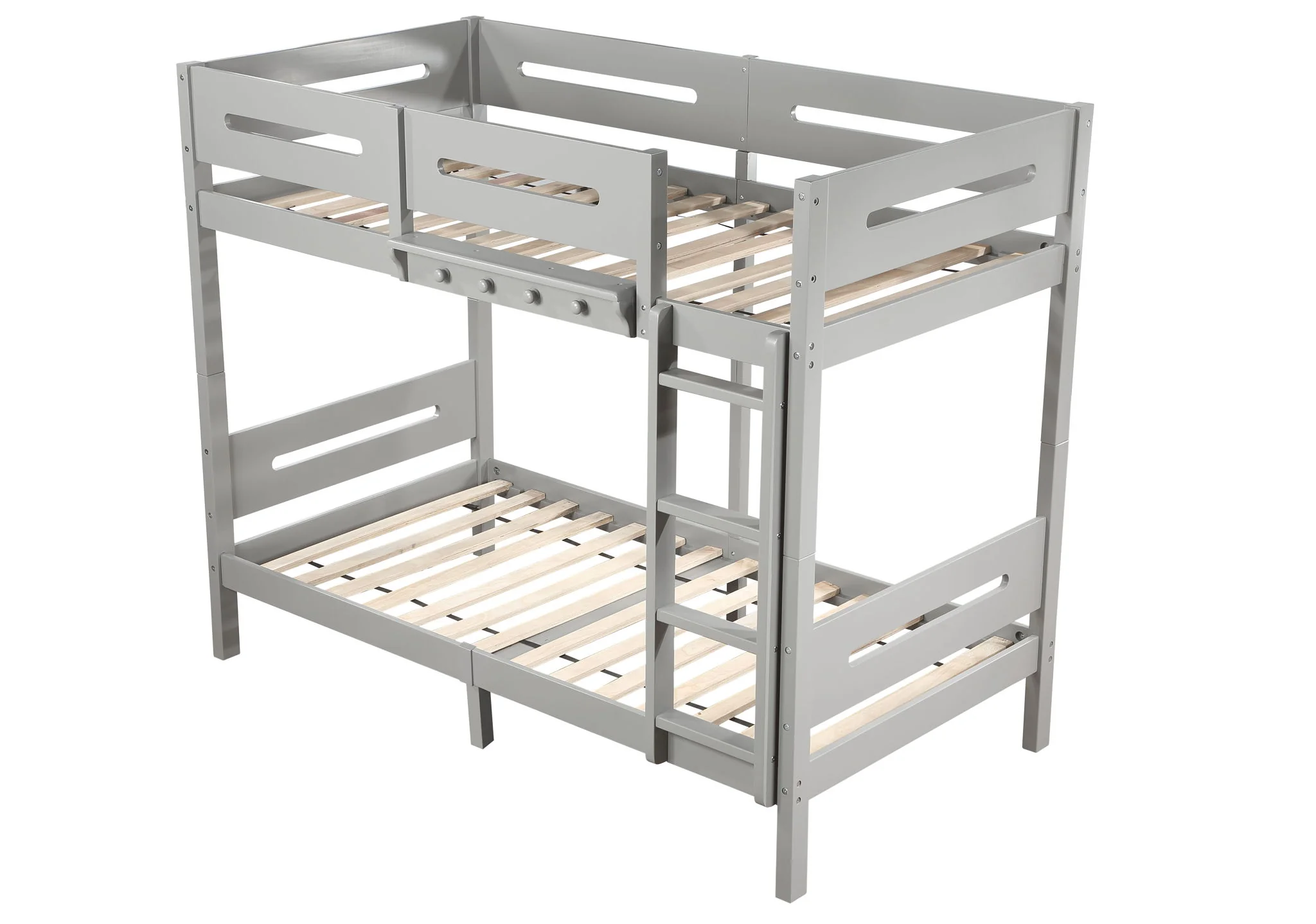 Edah - Twin Twin Bunk Bed - Gray - Image 2