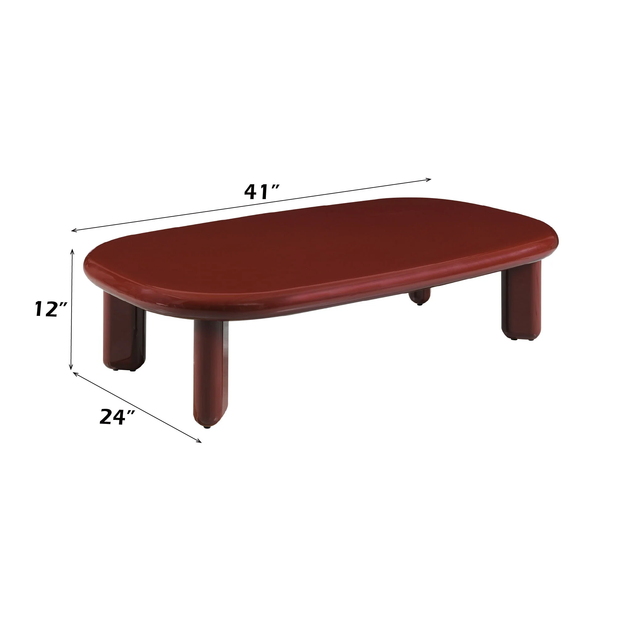 Eddie - Coffee Table - Red - Image 5