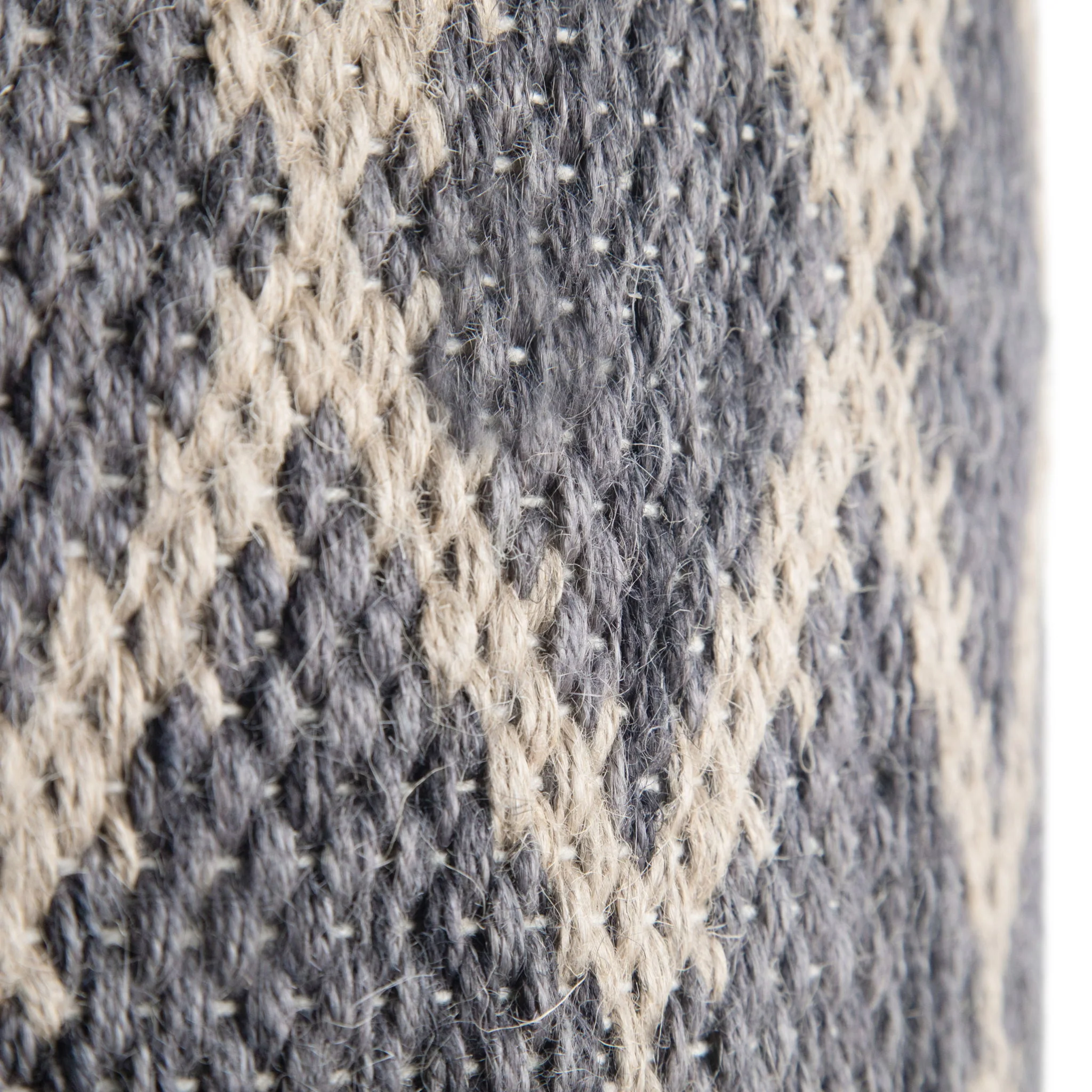 Edgeley - Handcrafted Round Pouf - Image 3
