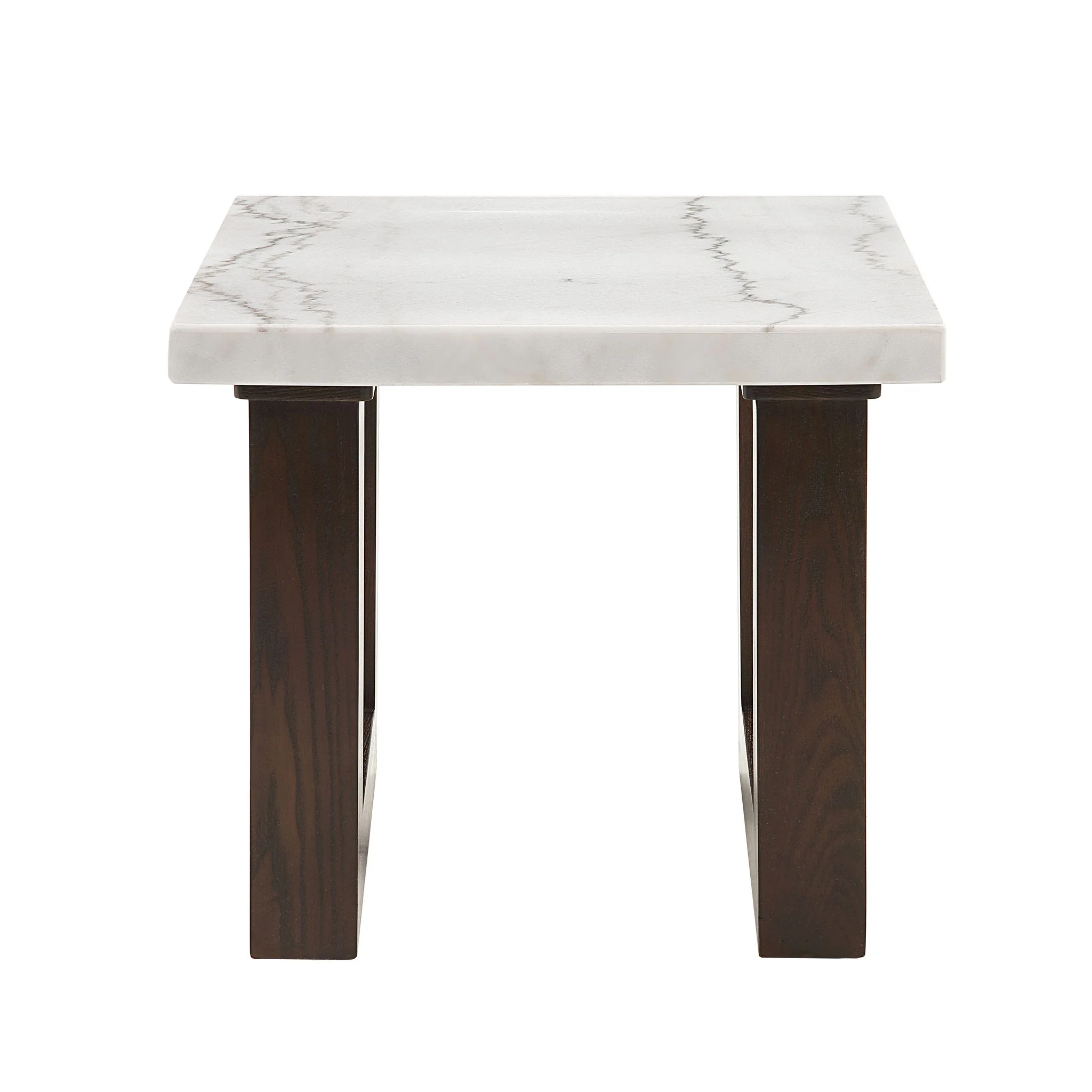 Edwyn - Natural Marble Top End Table - Image 15