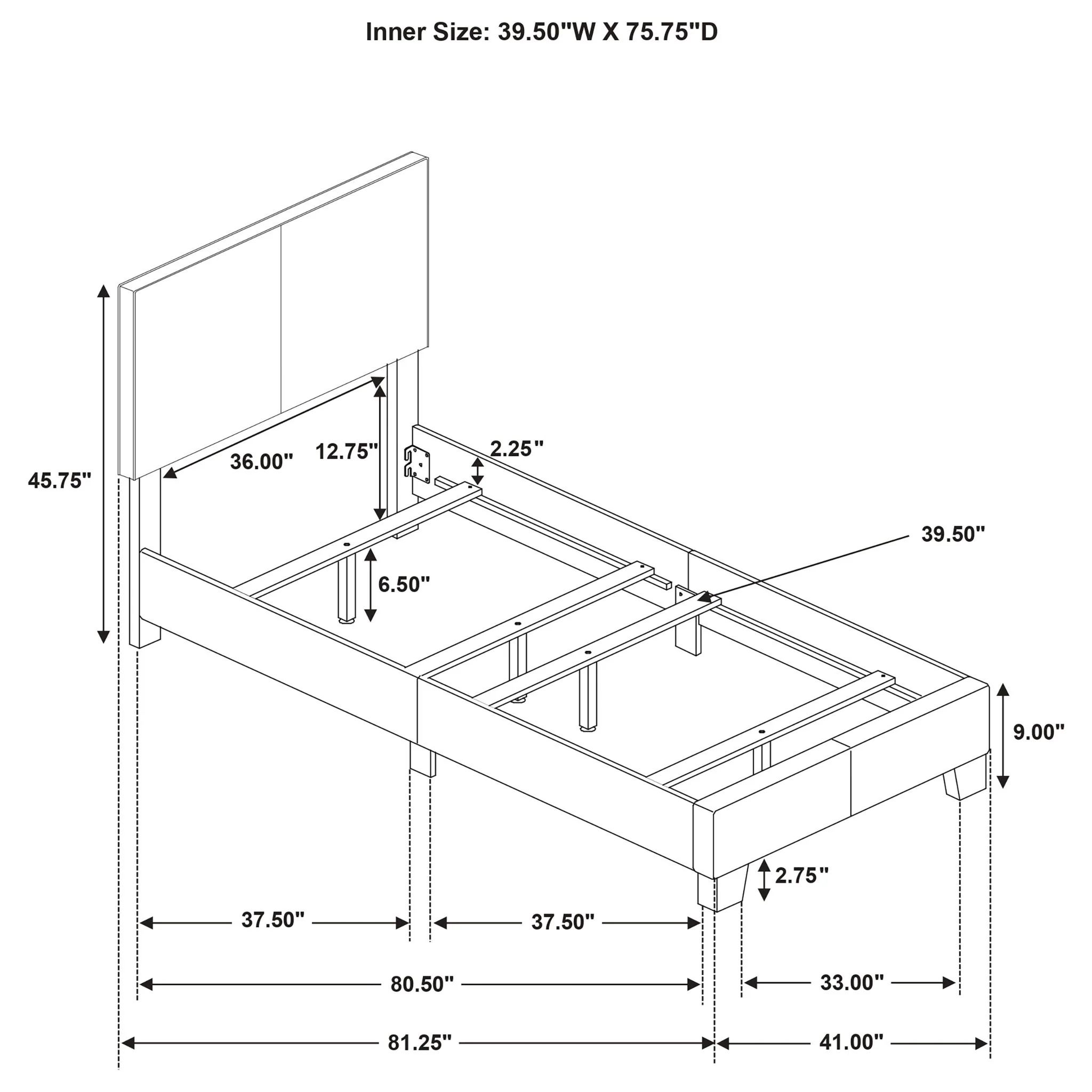 Efram - Panel Bed - Image 31