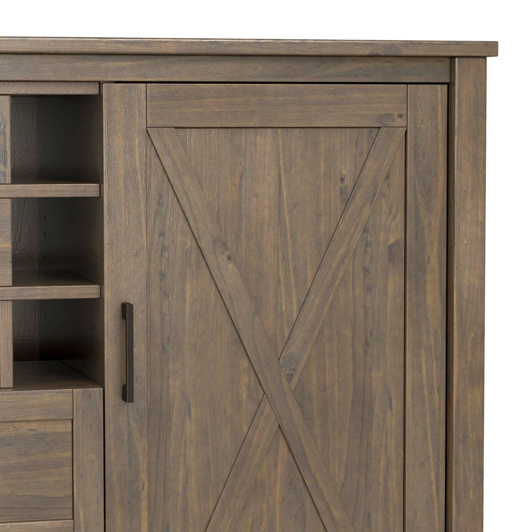 Ela - Sideboard With Wine Storage - Smoky Brown - Image 6