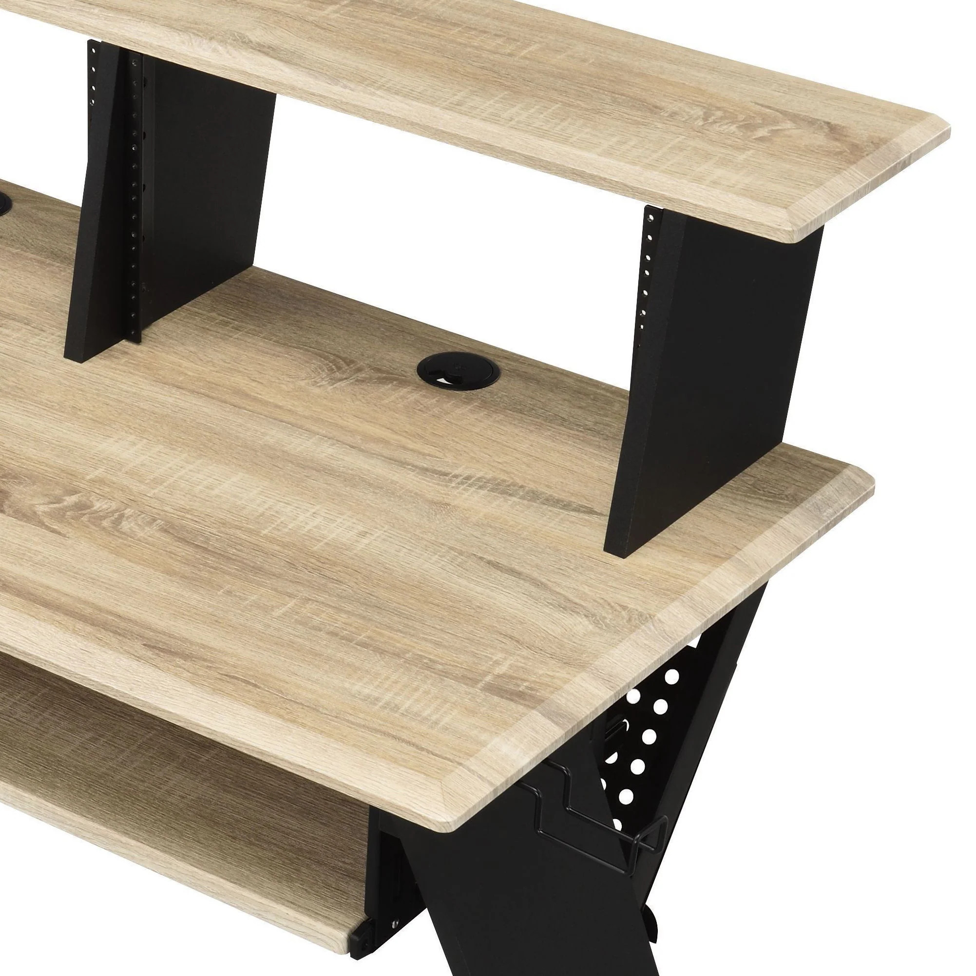 Eleazar - Music Recording Studio Desk - Natural Oak - Image 5