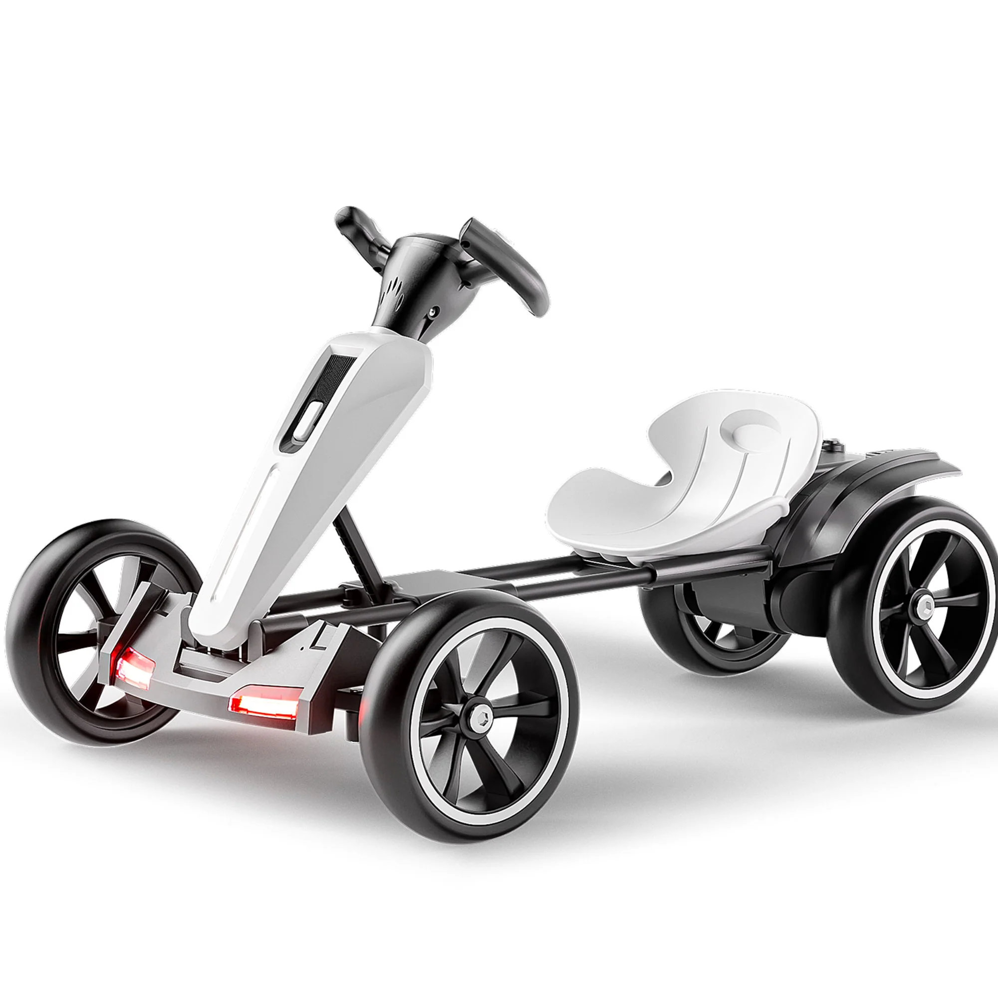 Electric Kids Pedal Go Kart With Adjustable Seat, Foldable Design - Image 45