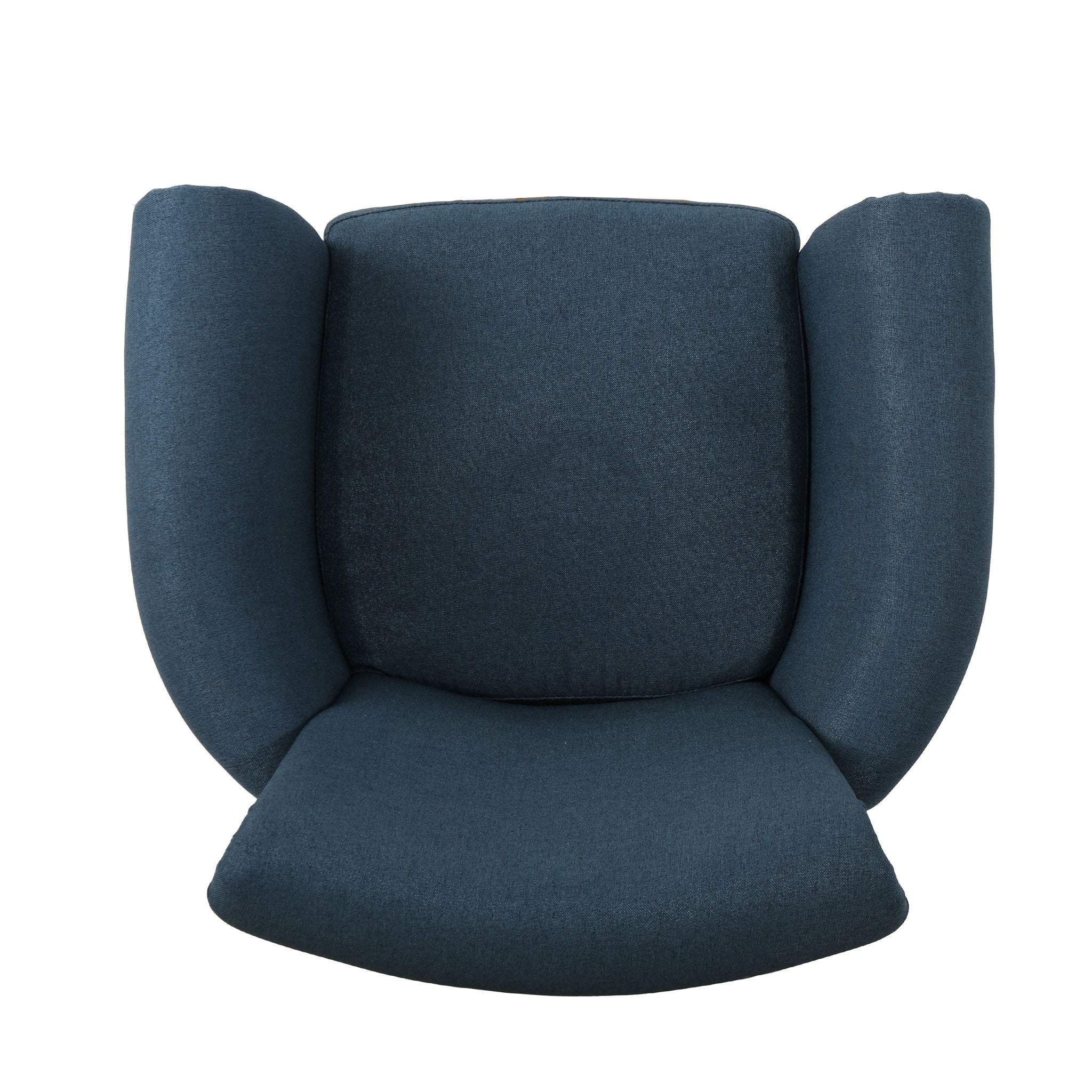 Elegant Club Chair With Nailhead Trim And Birch Wood Legs - Image 7