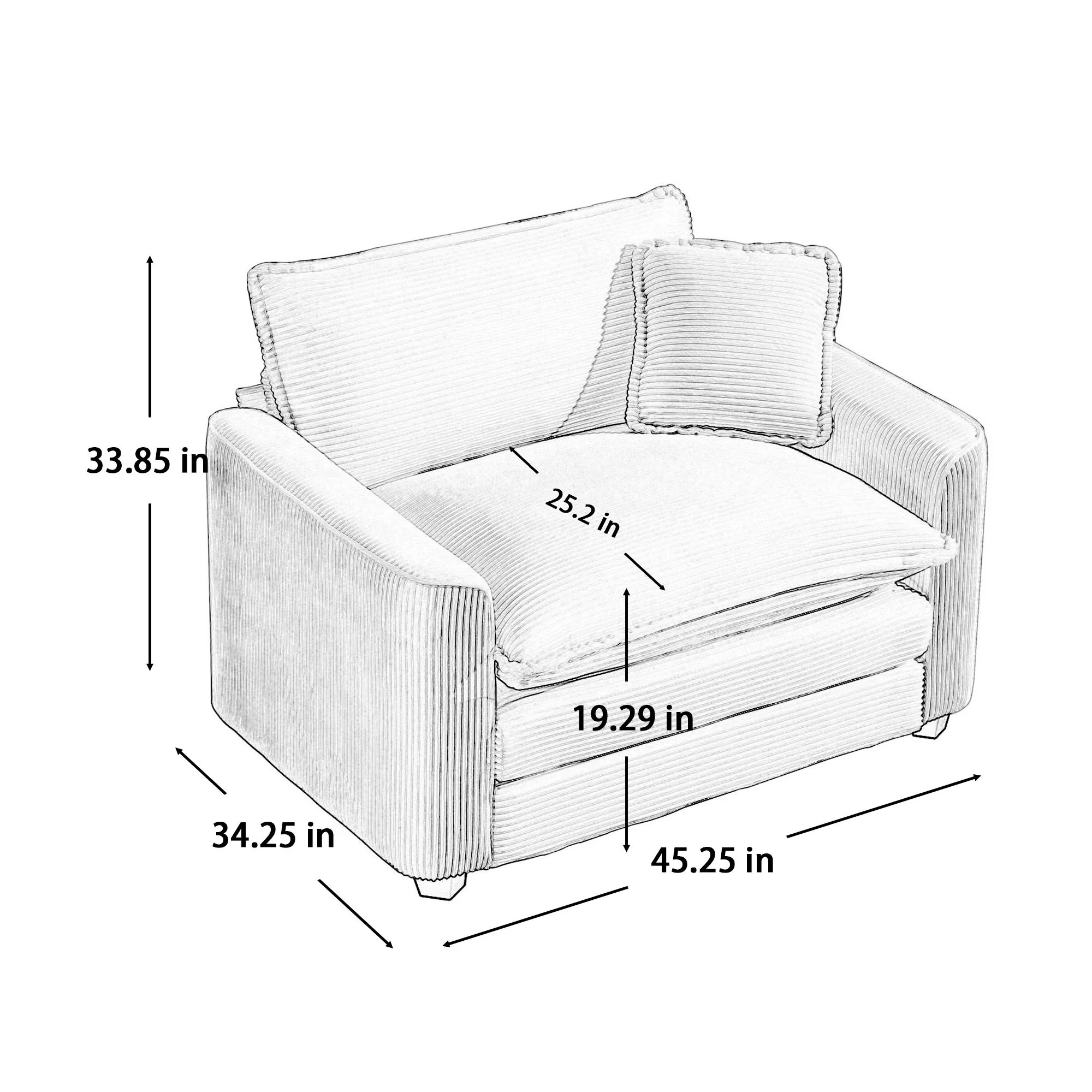 Elegant Oversized Sectional Sofa Set With Deep Seats And Flexible Layout - Image 110
