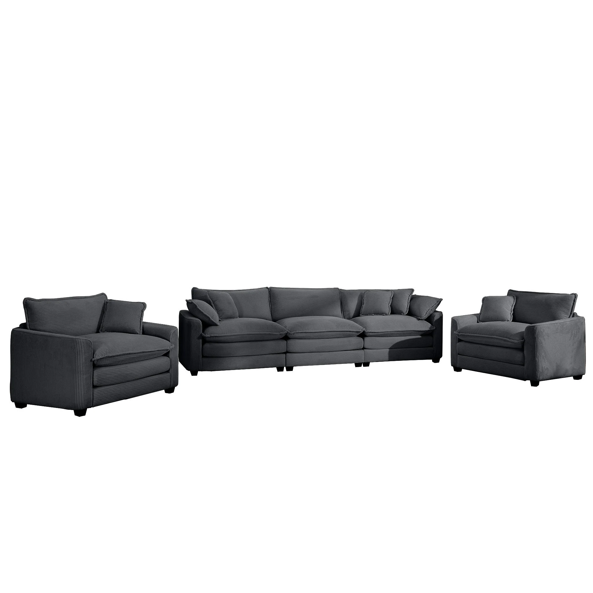 Elegant Oversized Sectional Sofa Set With Deep Seats And Flexible Layout - Image 43