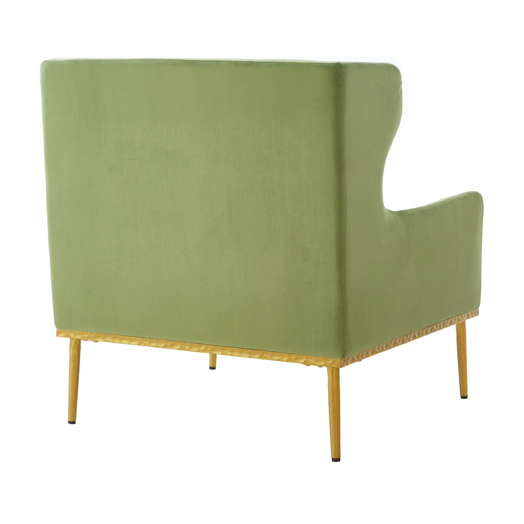 Elegant Curved Armrest Accent Armchair - Image 5