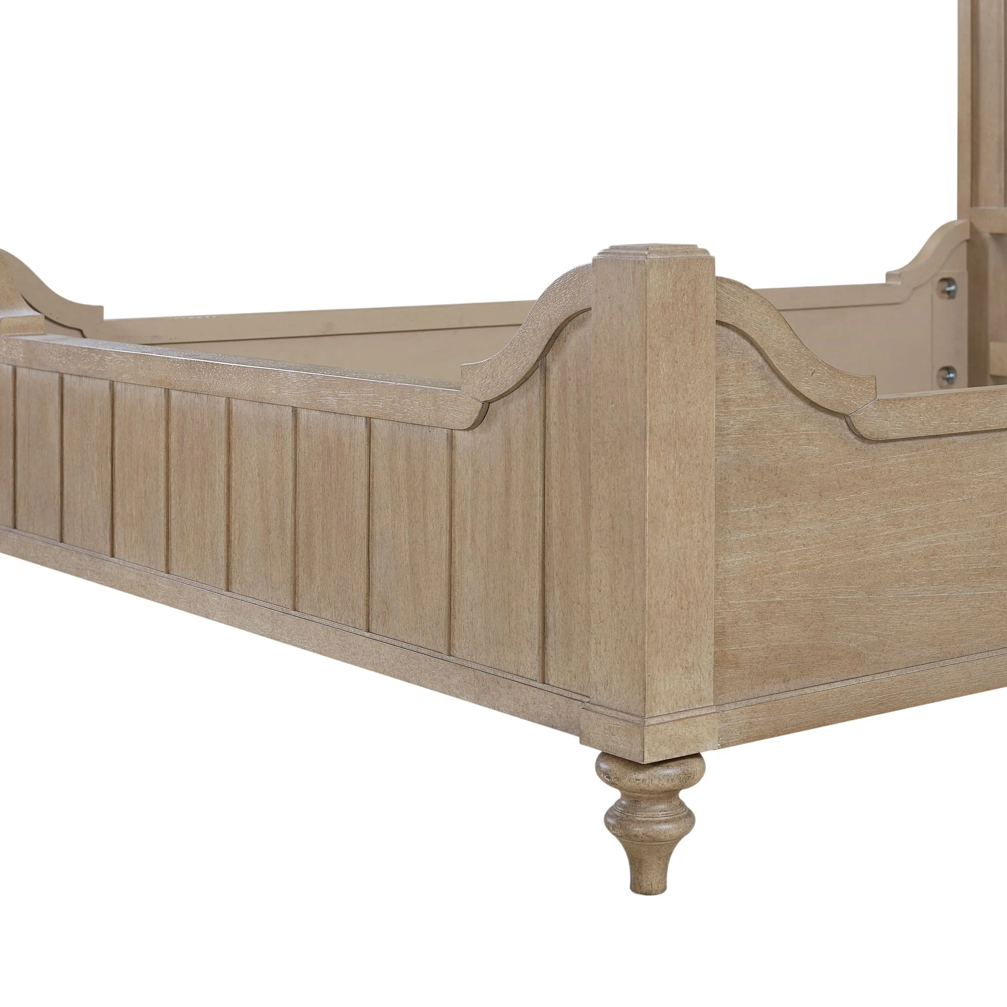 Elegant Design Panel Bed With Transitional Casual Design - Image 6