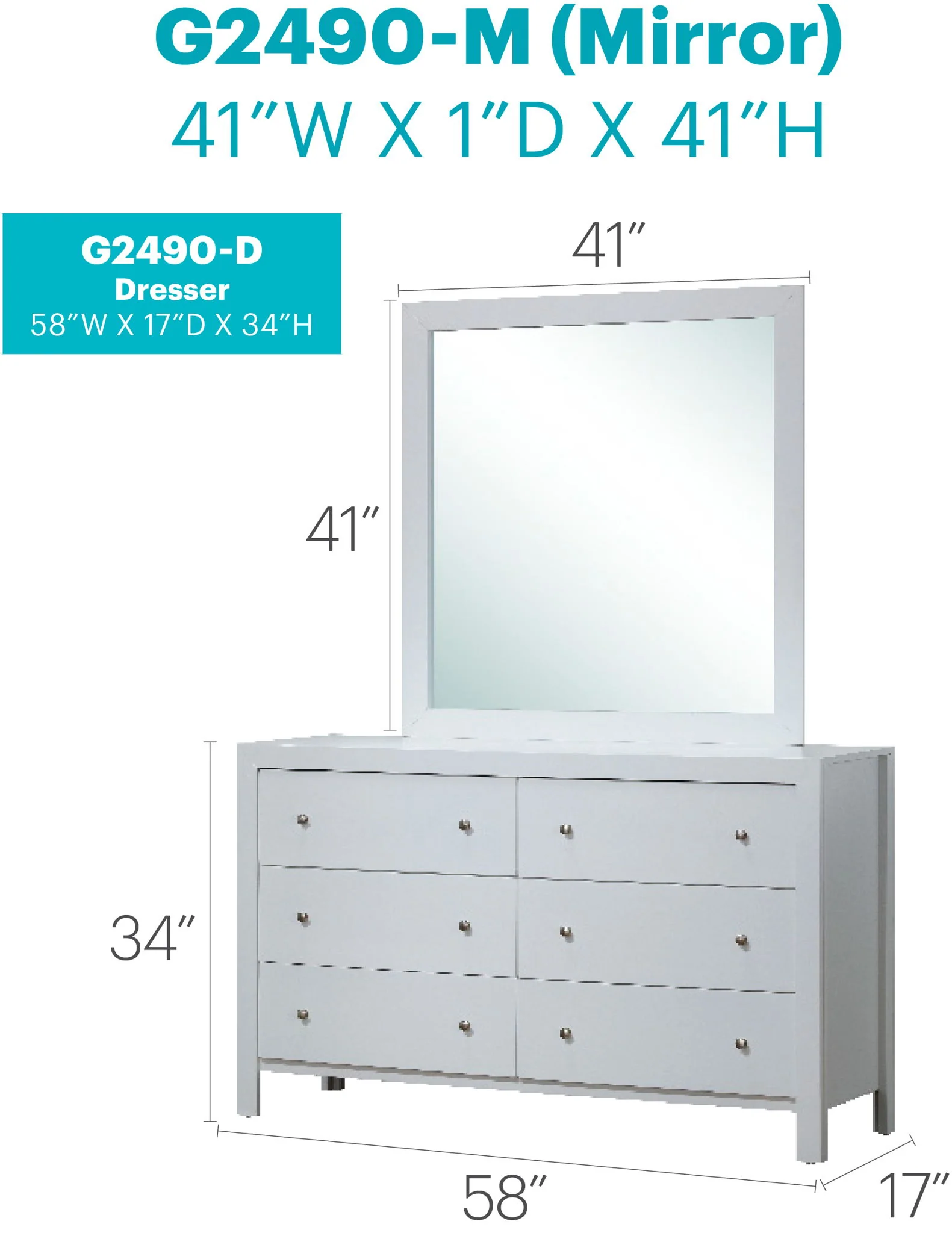 Elegant Transitional Dresser - Image 11