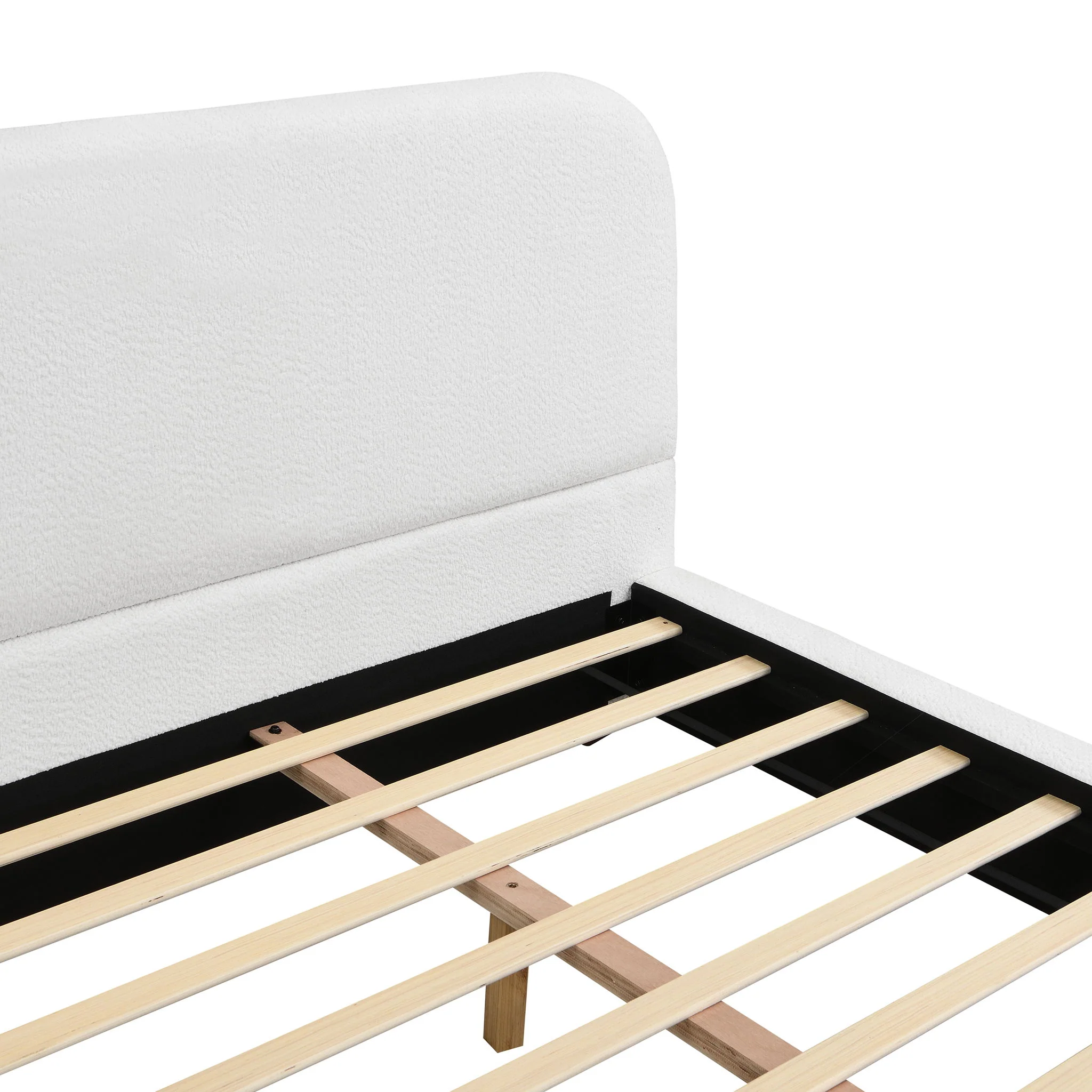 Elegant Upholstered Bed Frame - Image 5