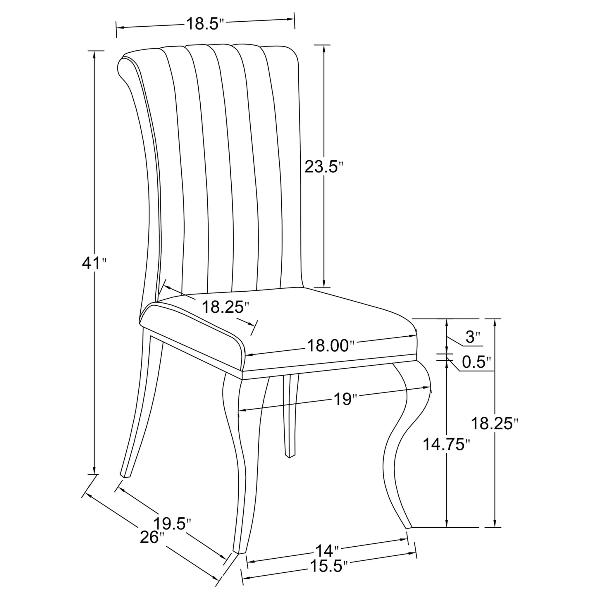 Elegant Upholstered Side Chairs (Set of 4) - Image 12