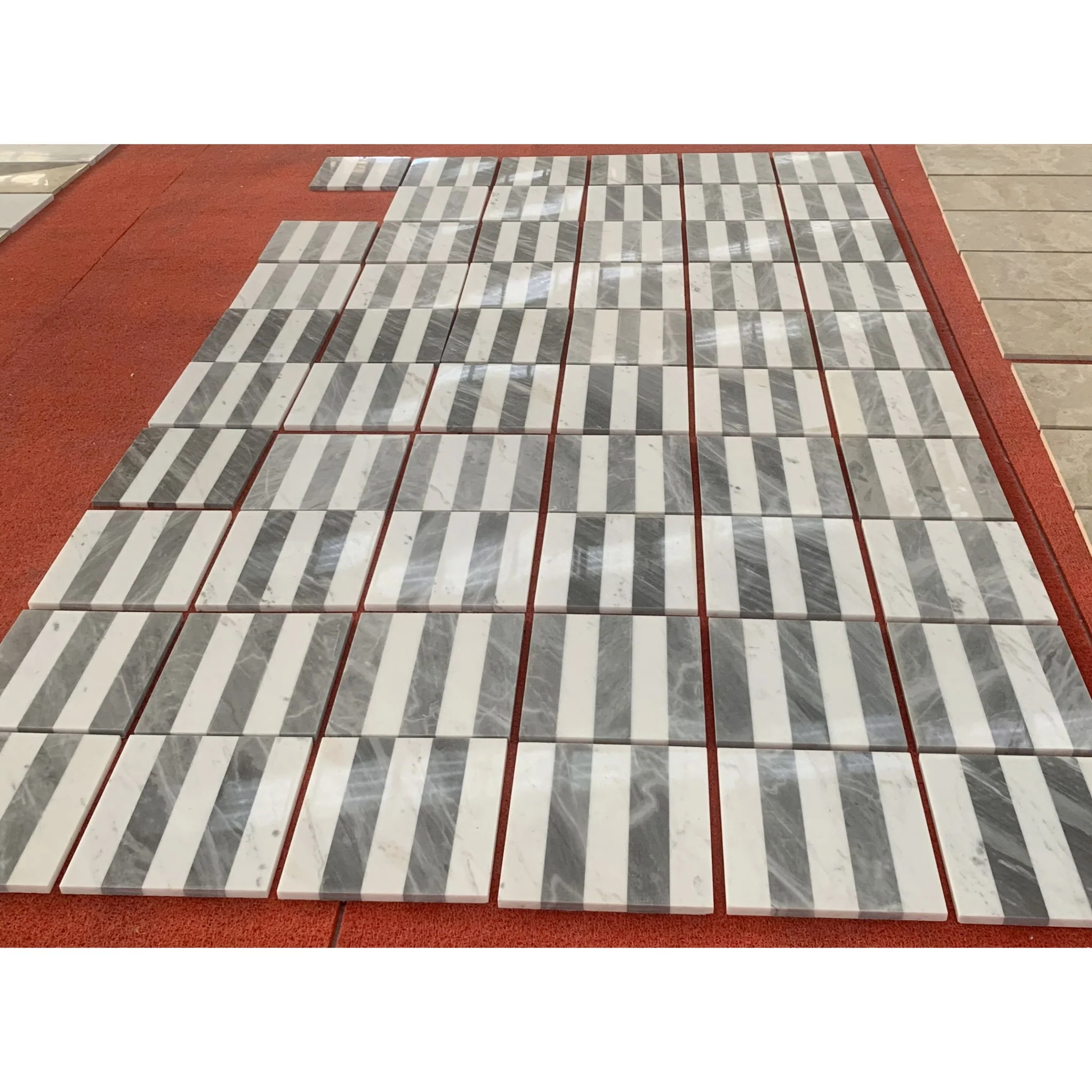 Elegant Waterjet Polished Marble Tile For Floor And Wall - Image 4