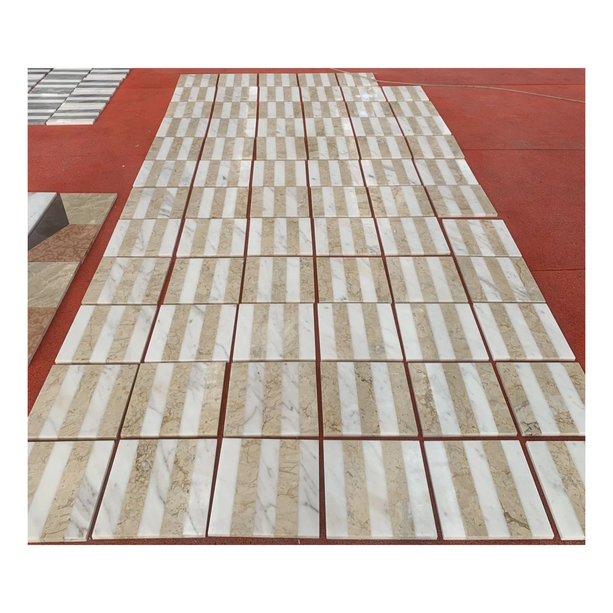 Elegant Waterjet Polished Marble Tile For Floor And Wall - Image 7