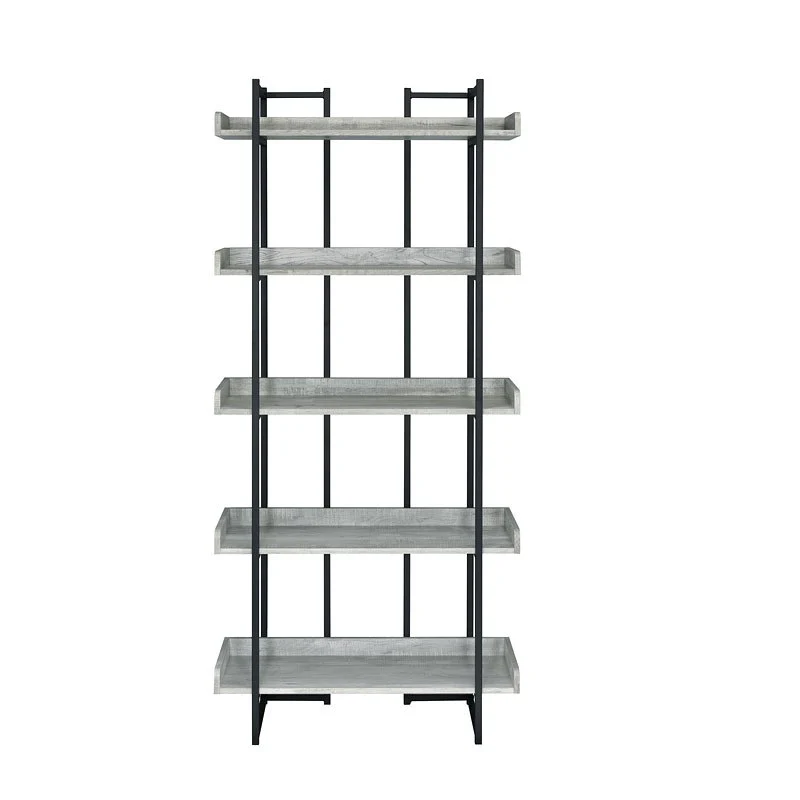 Elements Preston Grey Bookshelf - Image 4
