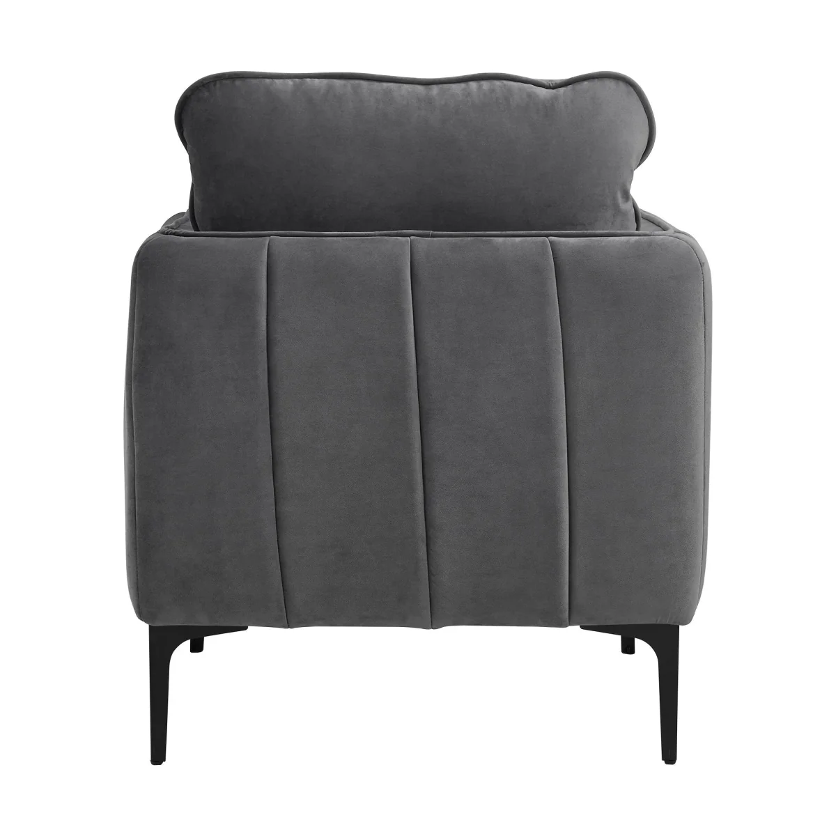 Red Velvet Accent Chair - Image 10