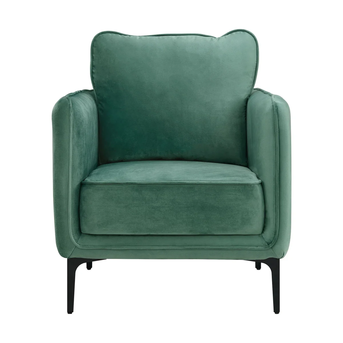 Red Velvet Accent Chair - Image 13