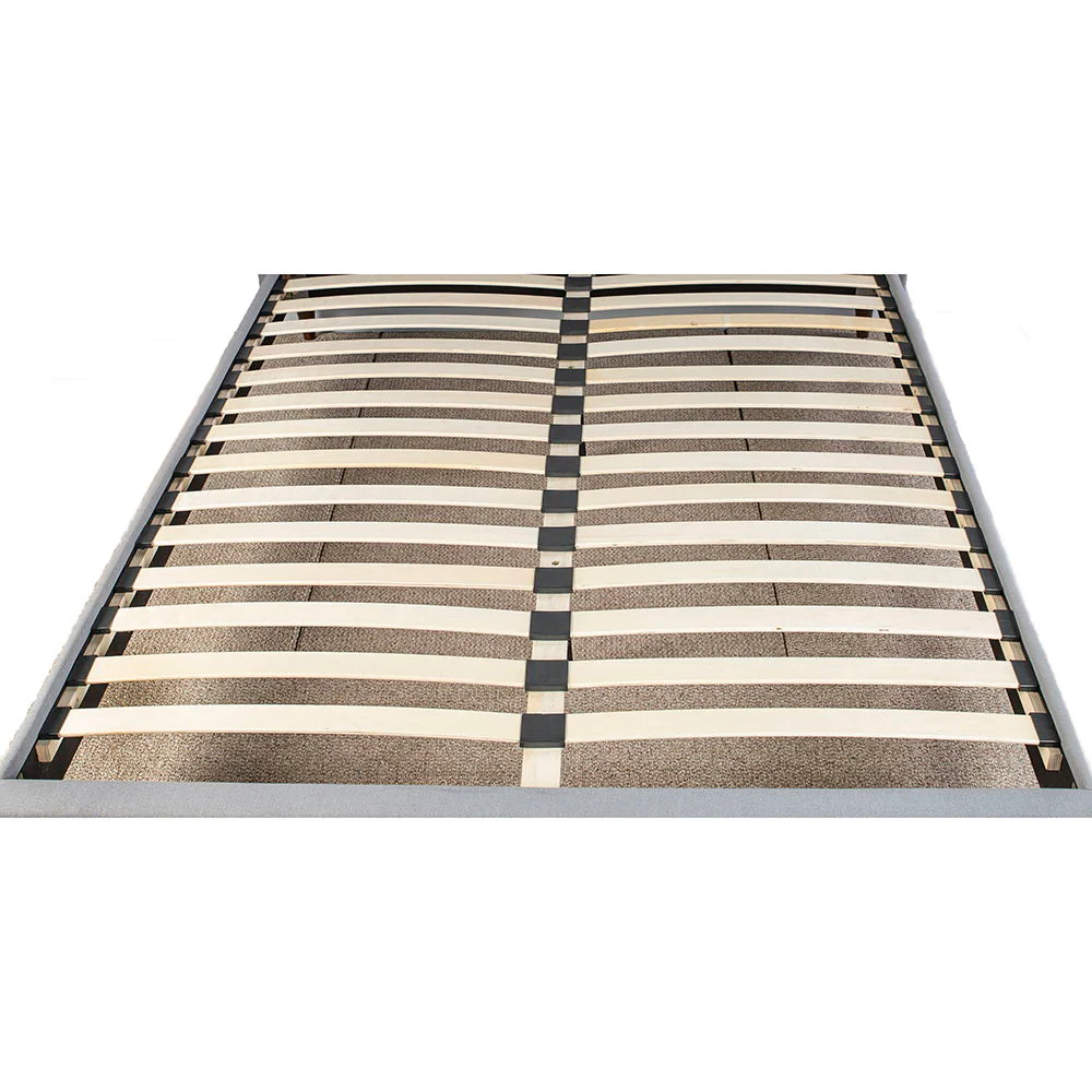 Elise - Upholstered King Storage Bed In A Box - Cream - Image 6