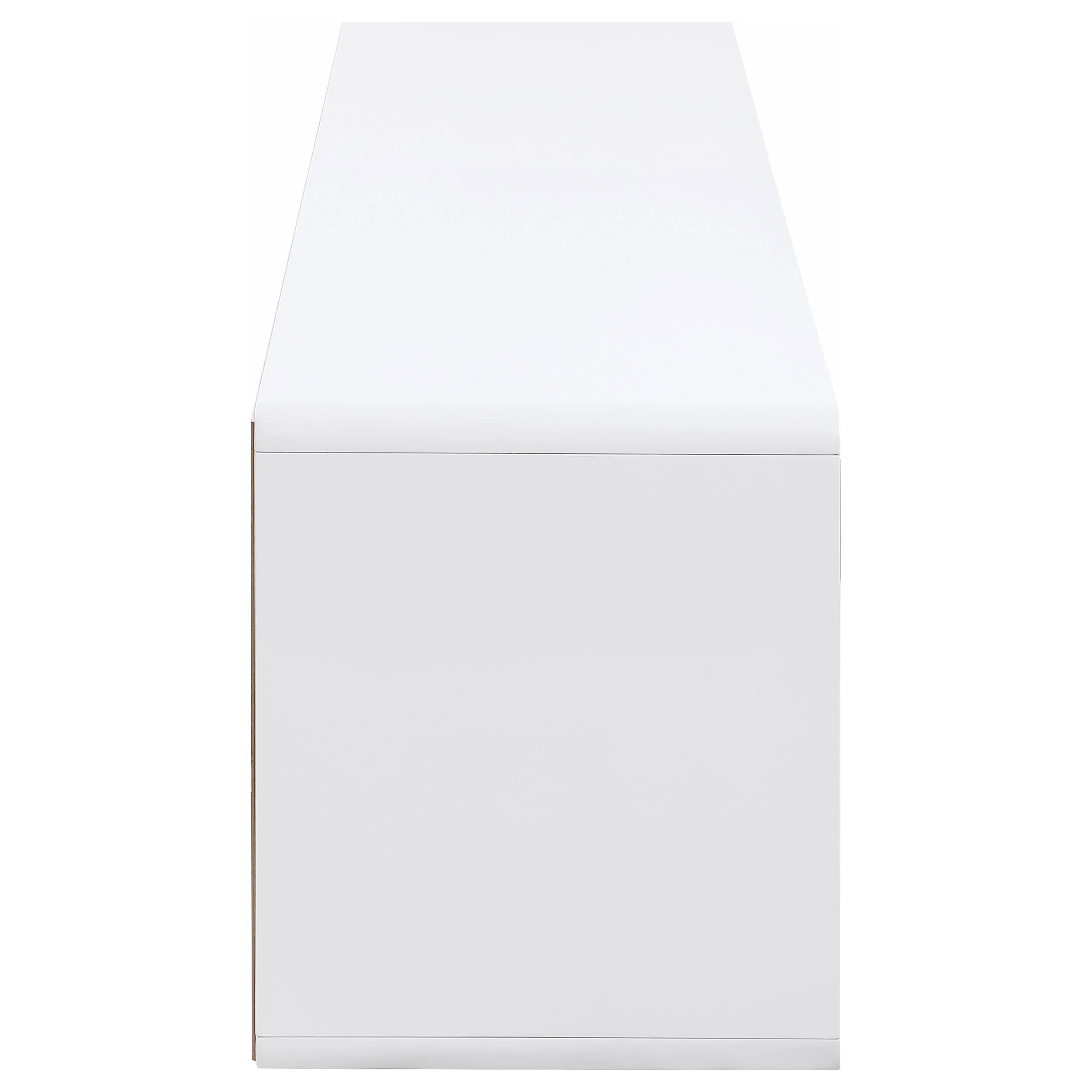 Ellice 71-Inch TV Stand Media Console, White High Gloss - Image 2
