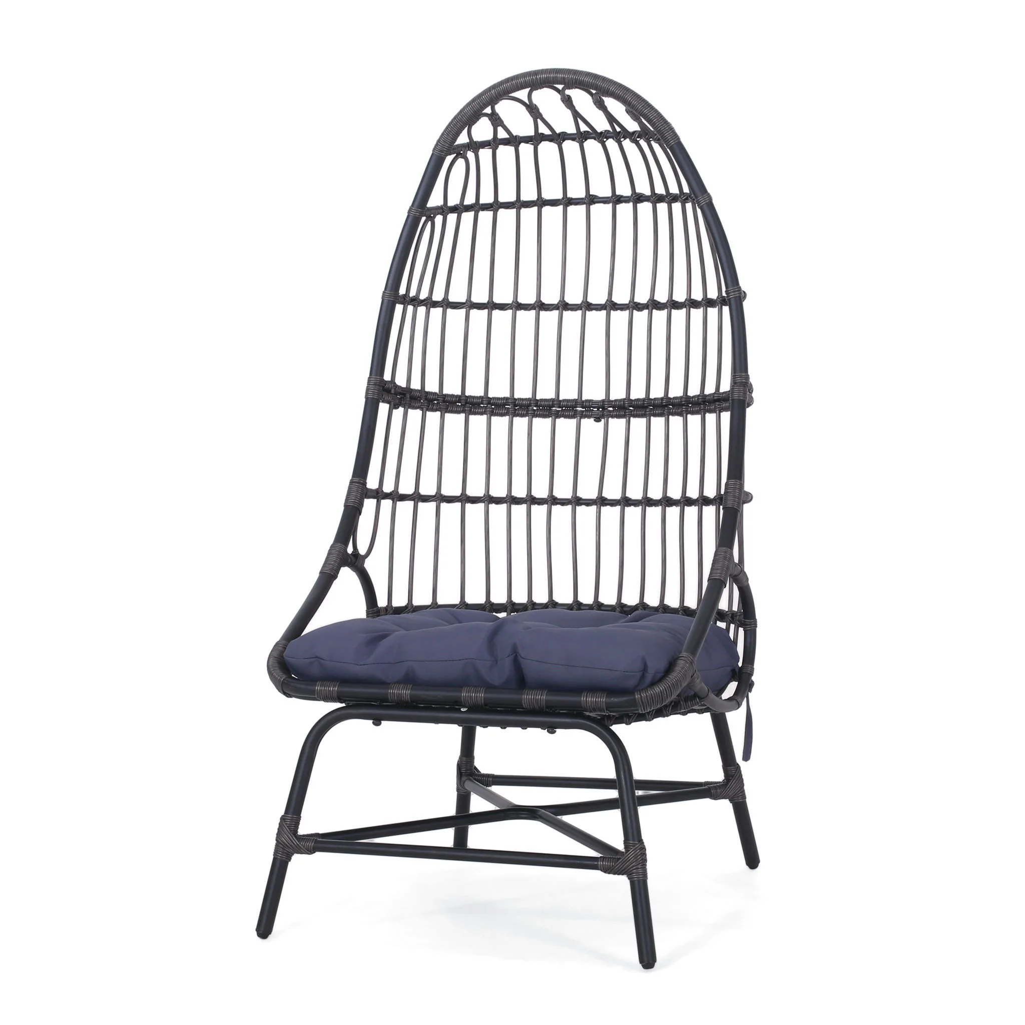 Elon - Cocoon Chair - Gray - Image 9