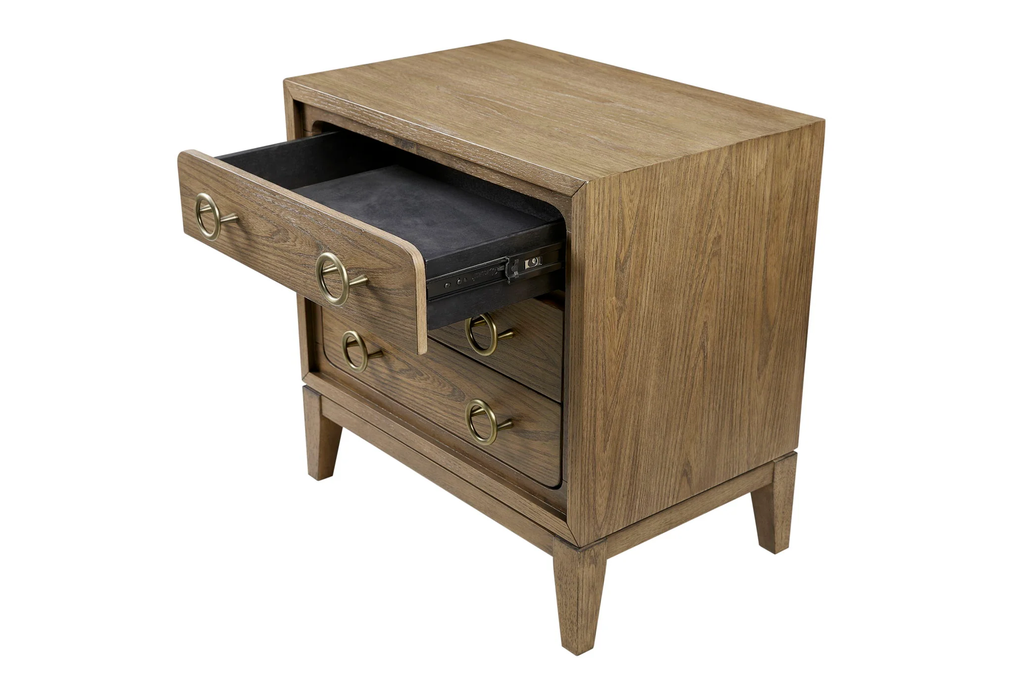 Elure - 3 Drawer Nightstand With USB - Image 15