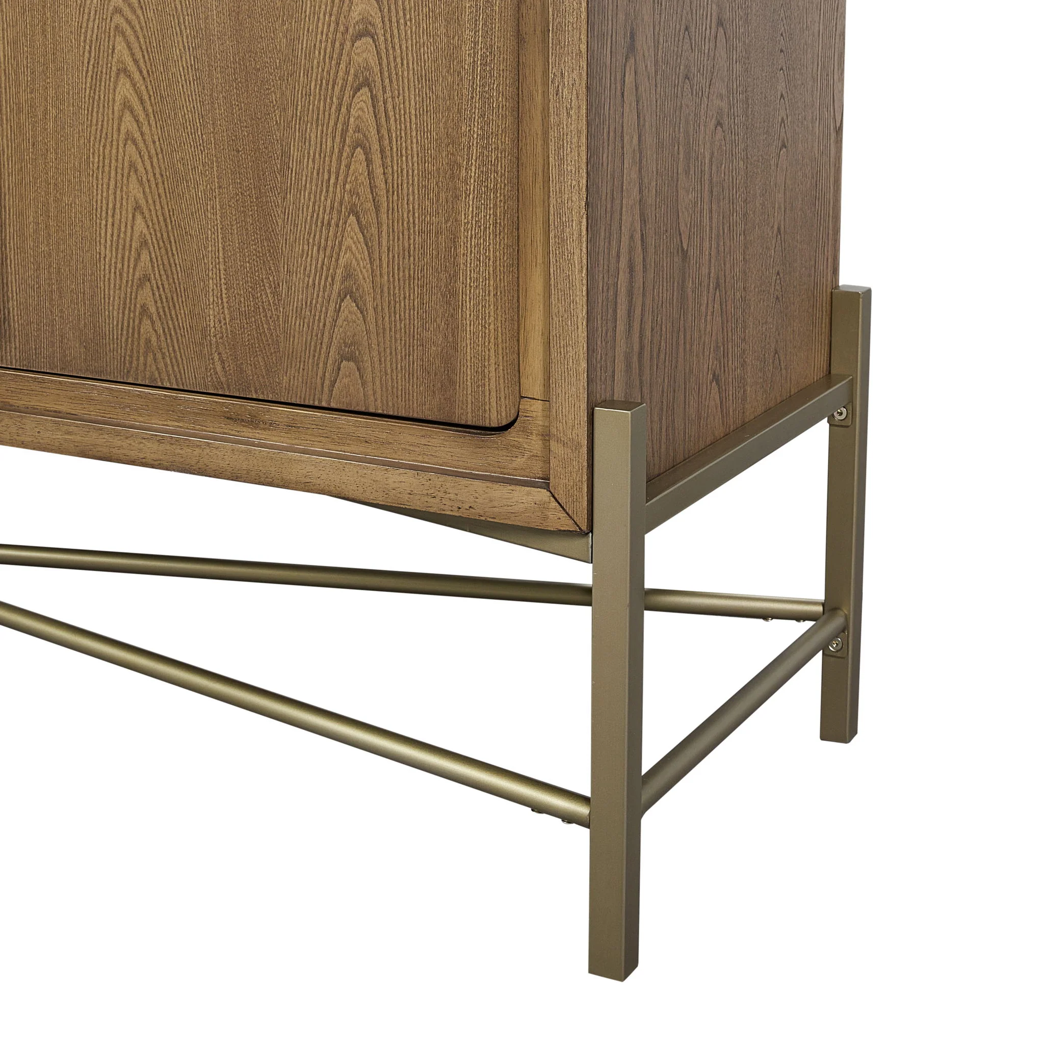 Elure - Metal Base Sideboard - Latte - Image 3