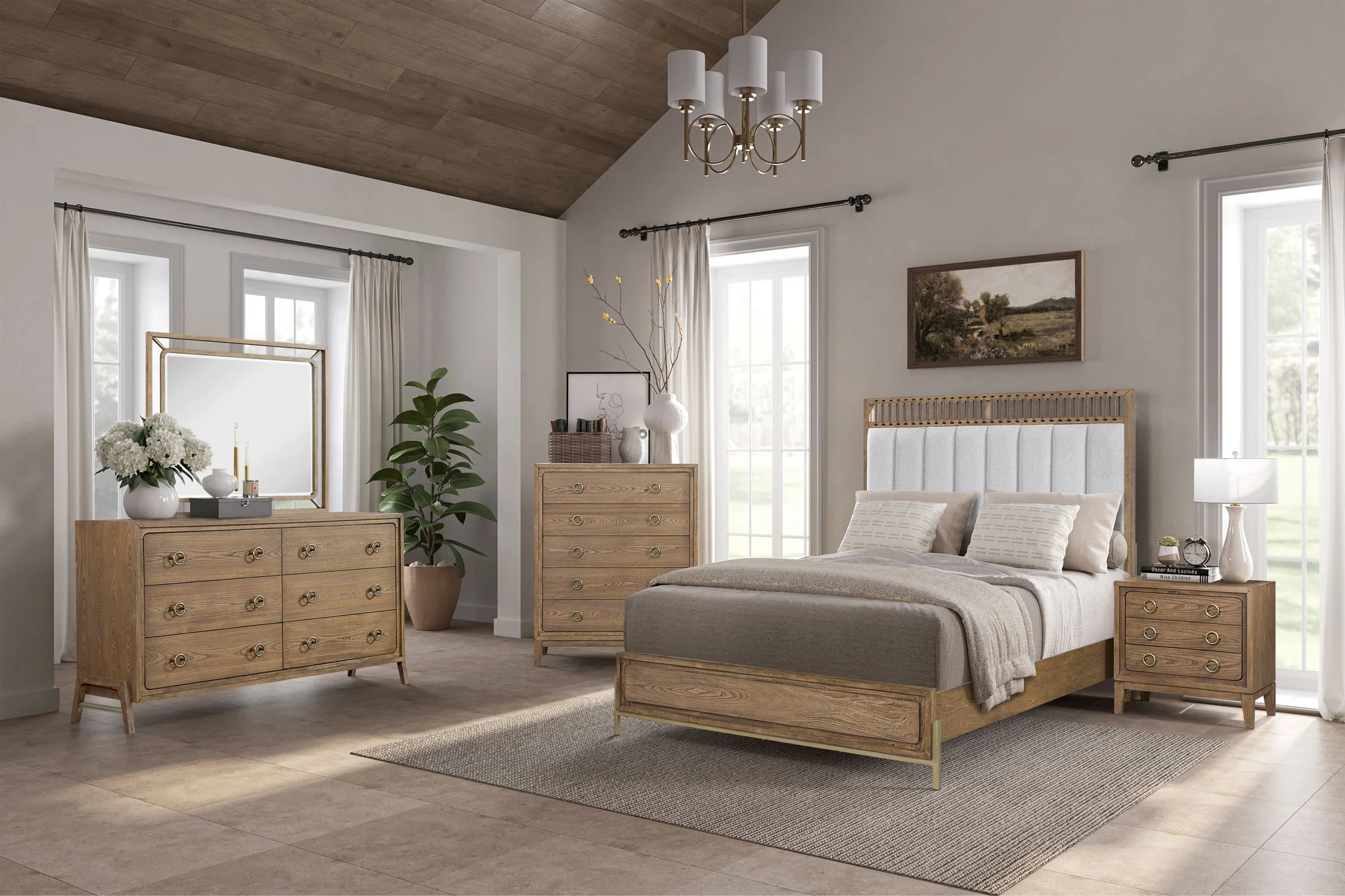 Elure - Upholstered Panel Bed - Image 7