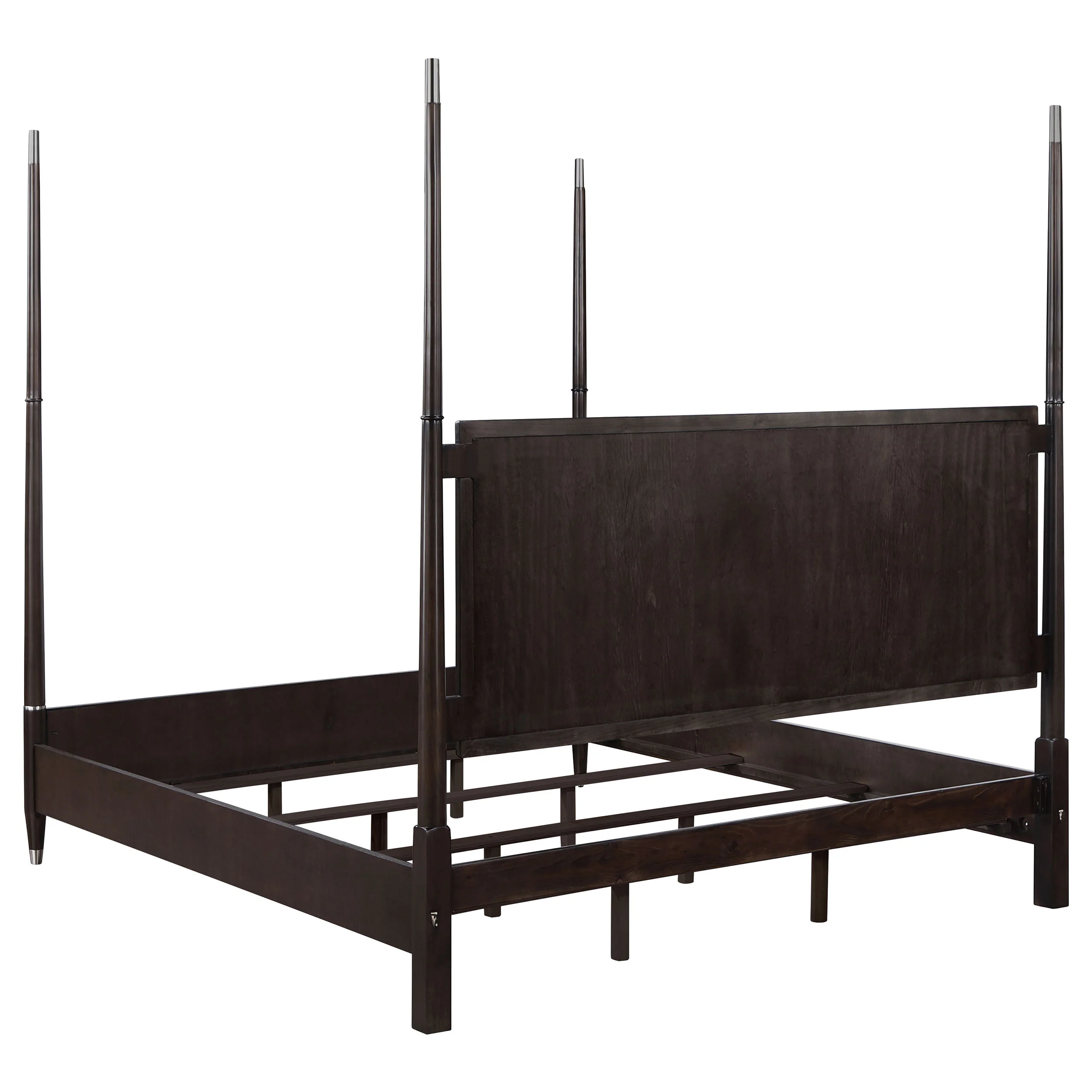 Emberlyn Wood Queen Poster Bed in Brown - Image 10