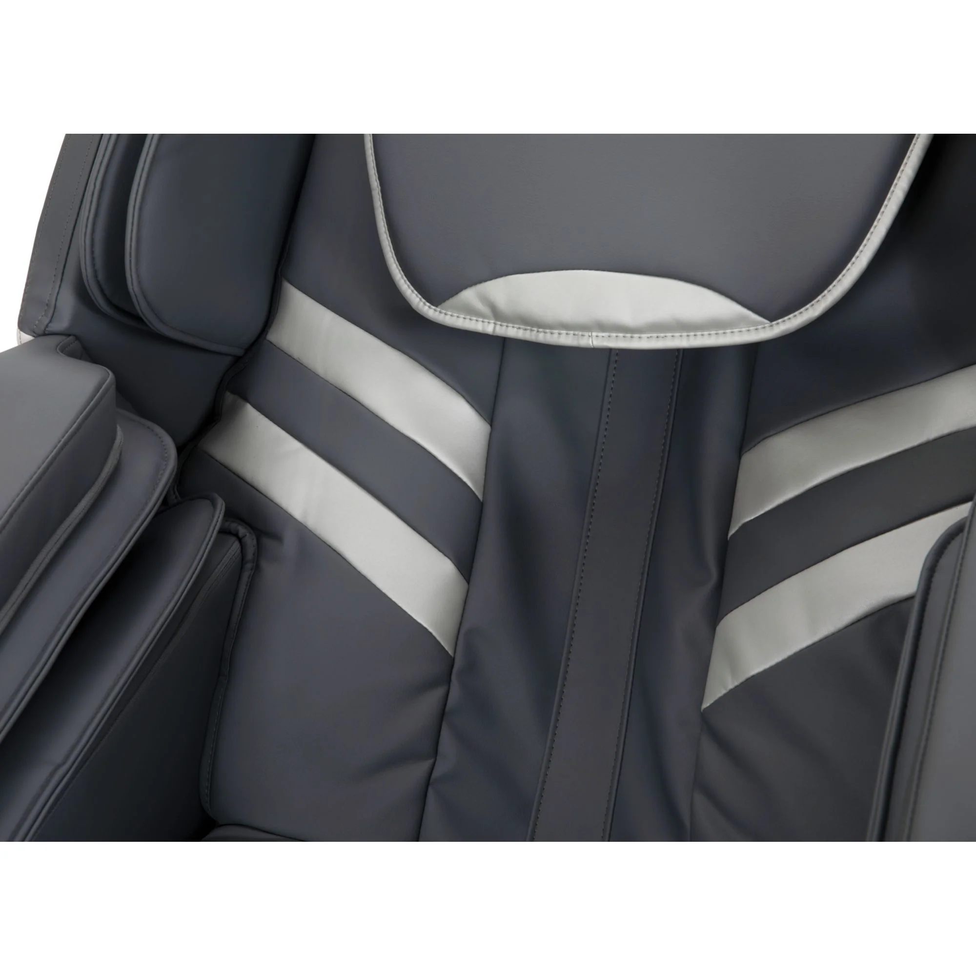 Embrace - PU Massage Chair - Charcoal - Image 2