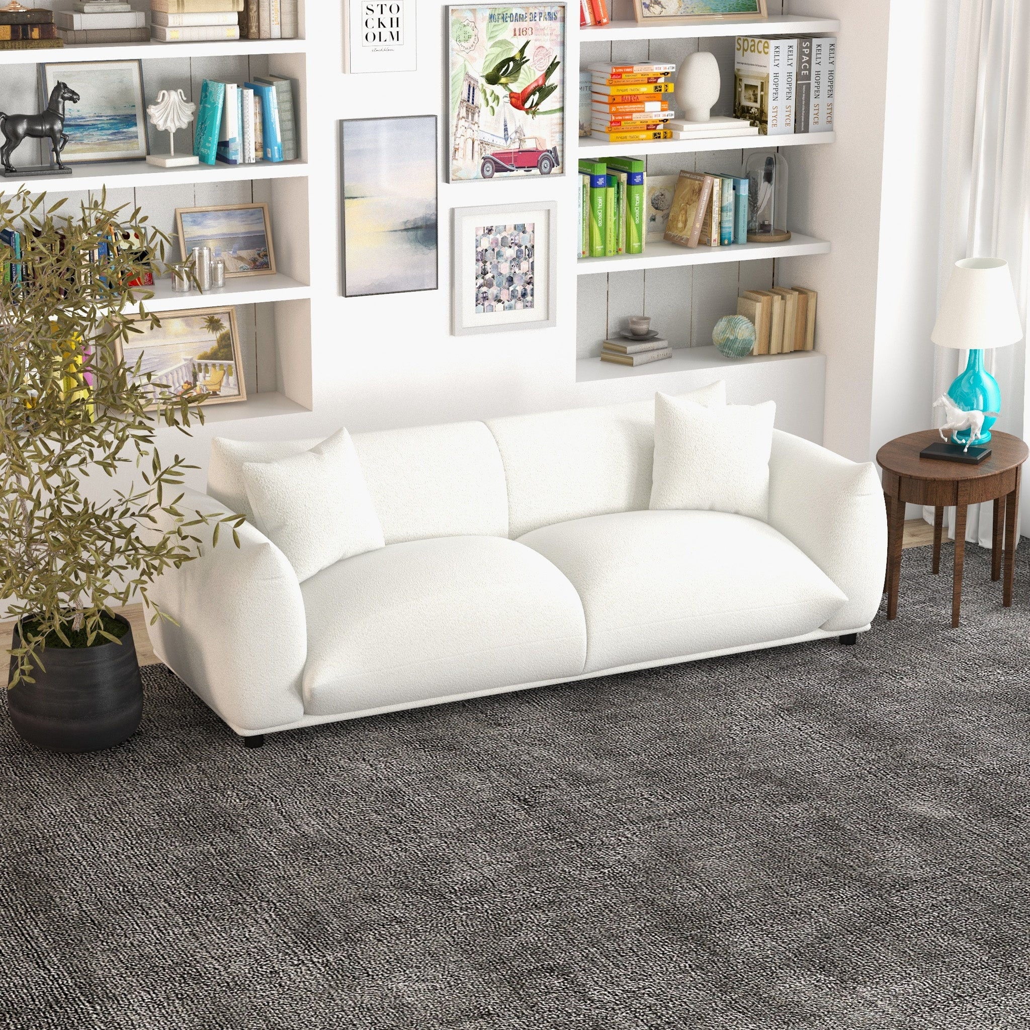 Emma - Mid-Century Modern Luxury Sofa - Image 11