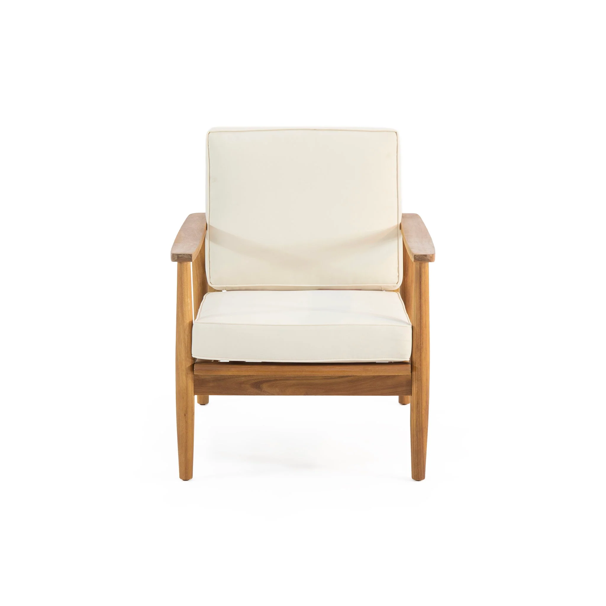 Emmry - Outdoor Acacia Wood Club Chair - Image 2