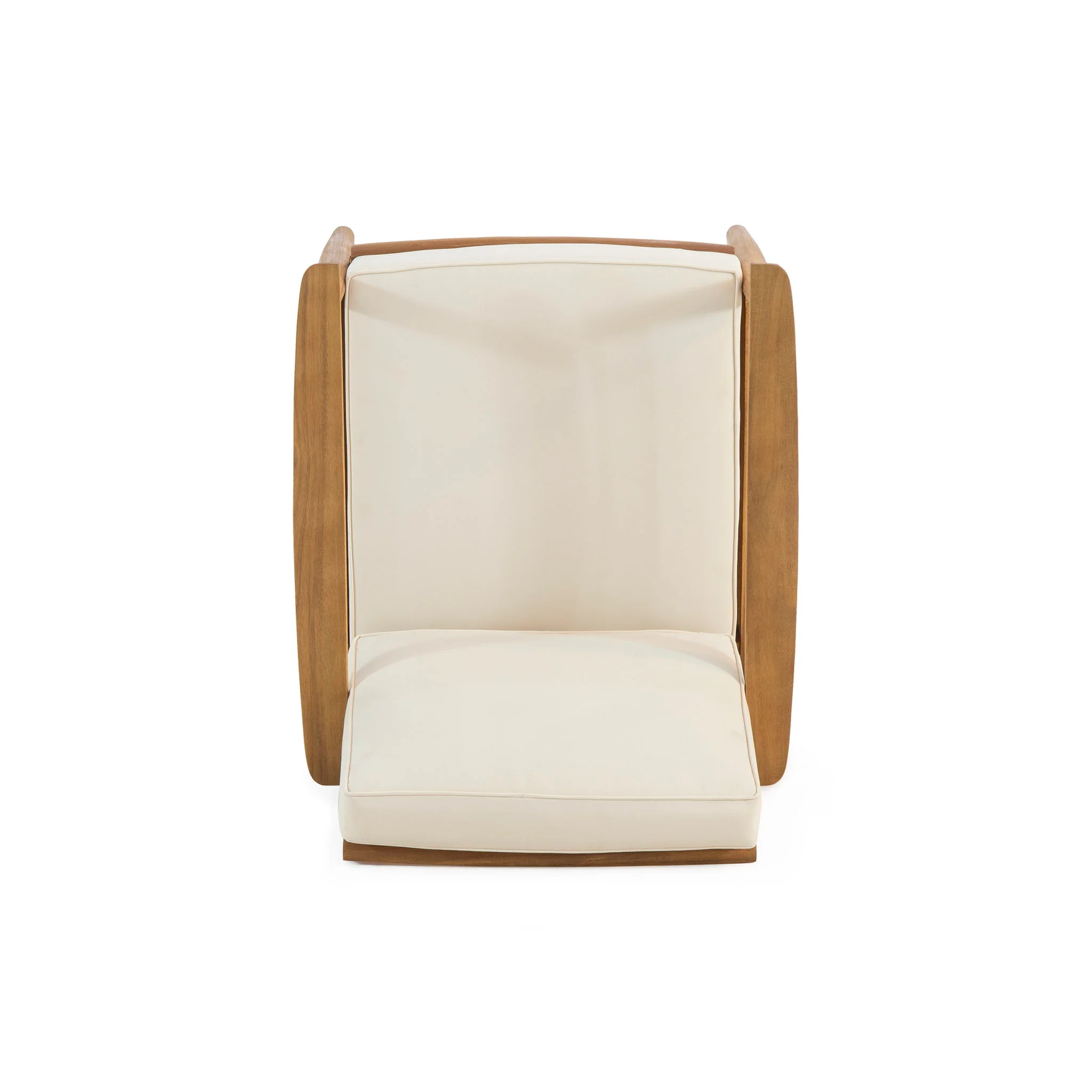 Emmry - Outdoor Acacia Wood Club Chair - Image 4