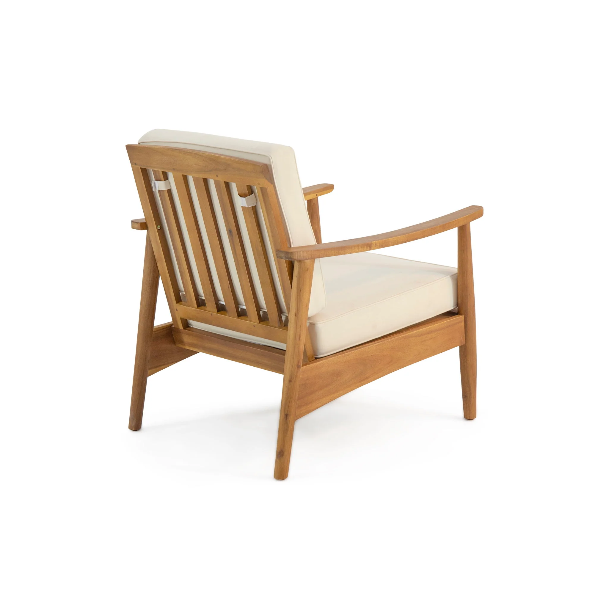 Emmry - Outdoor Acacia Wood Club Chair - Image 5