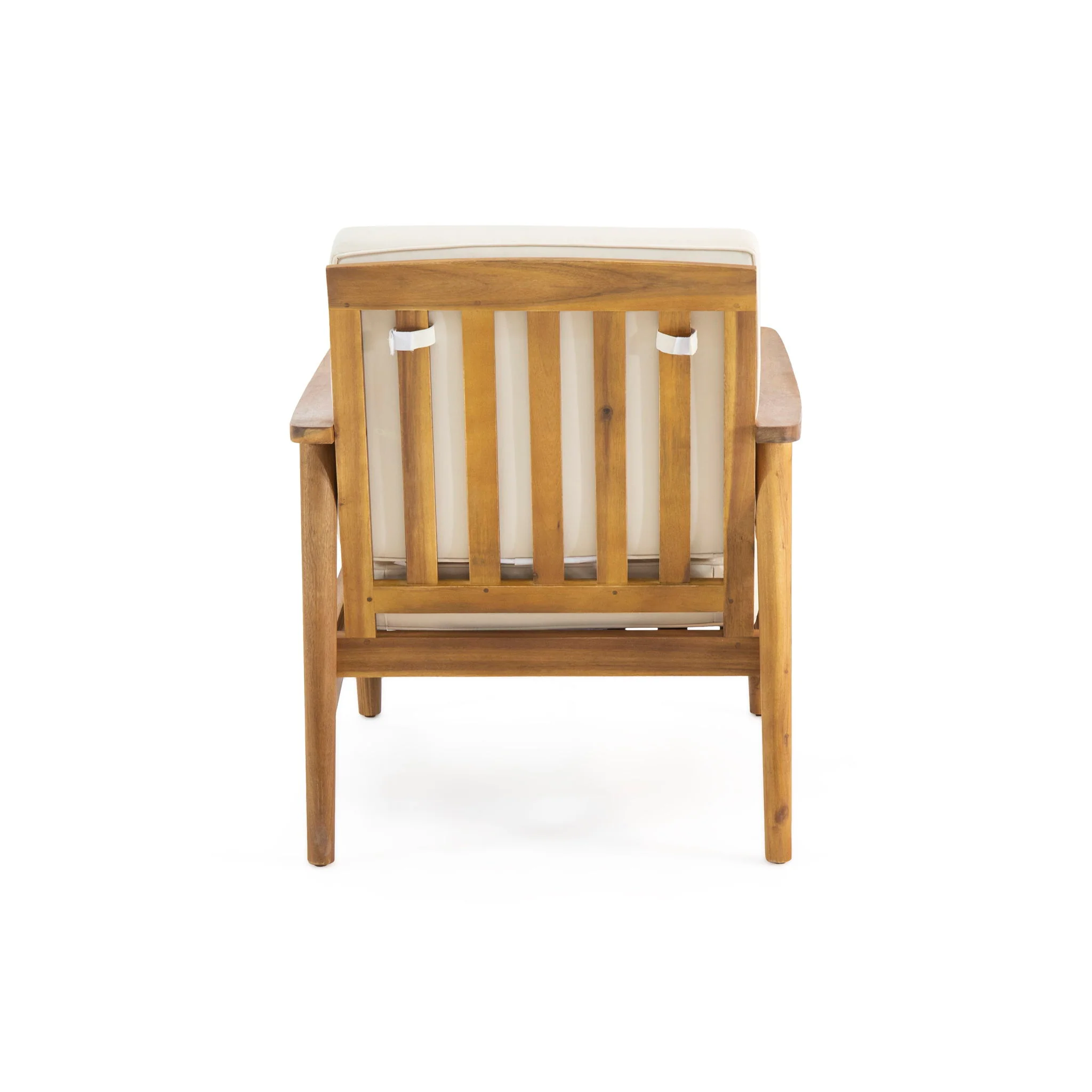 Emmry - Outdoor Acacia Wood Club Chair - Image 6