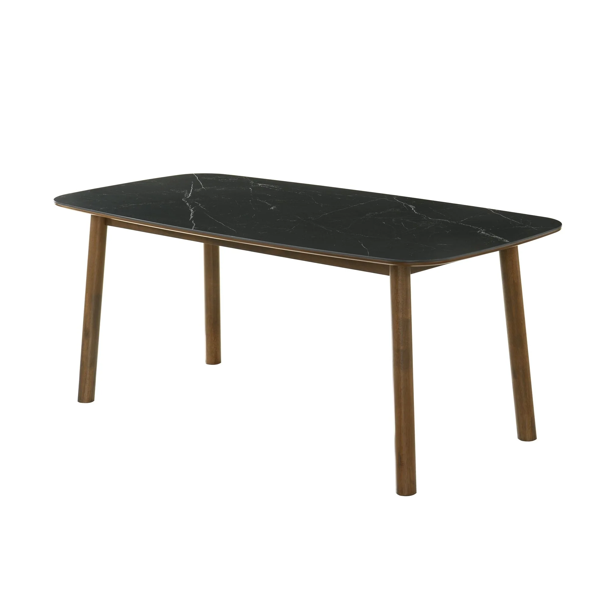 Emorie - 7-Piece Wood Dining Set - Walnut - Image 3