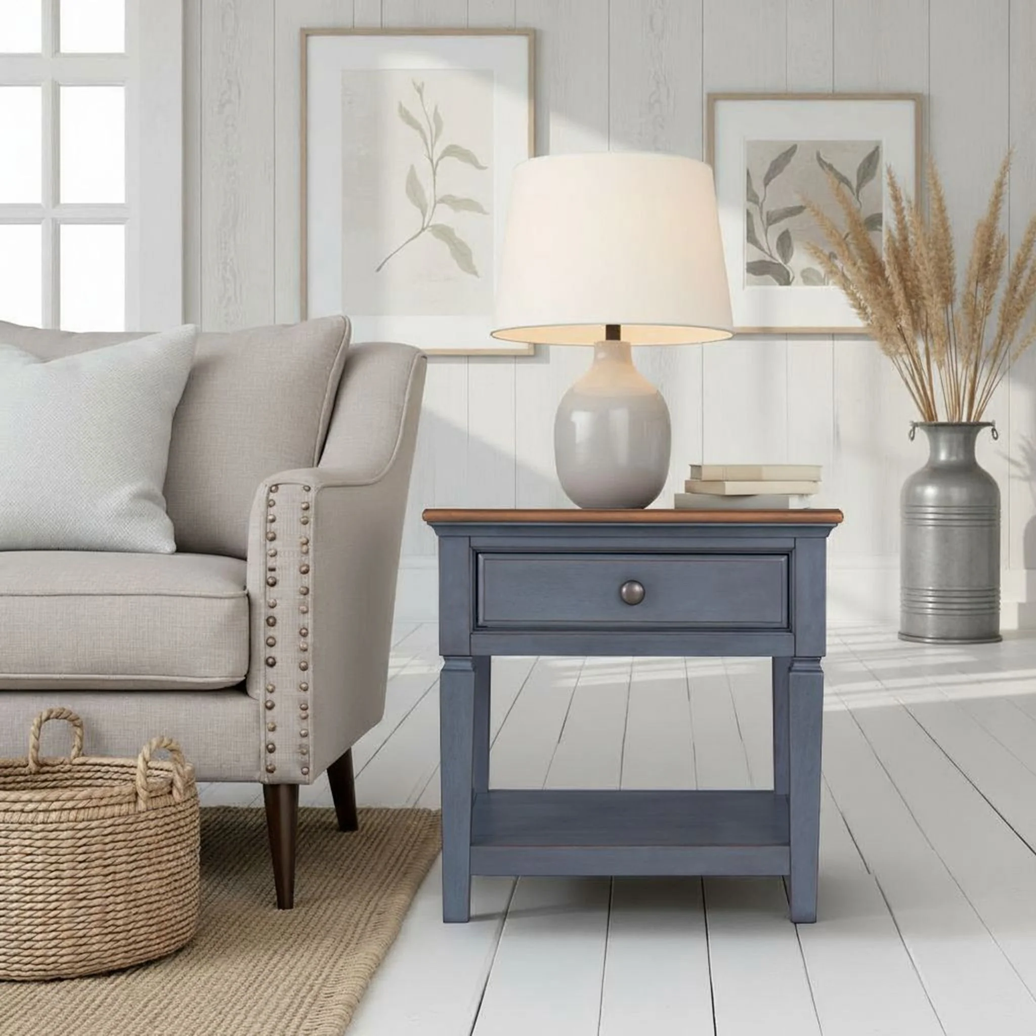End Table - Blue - Image 9