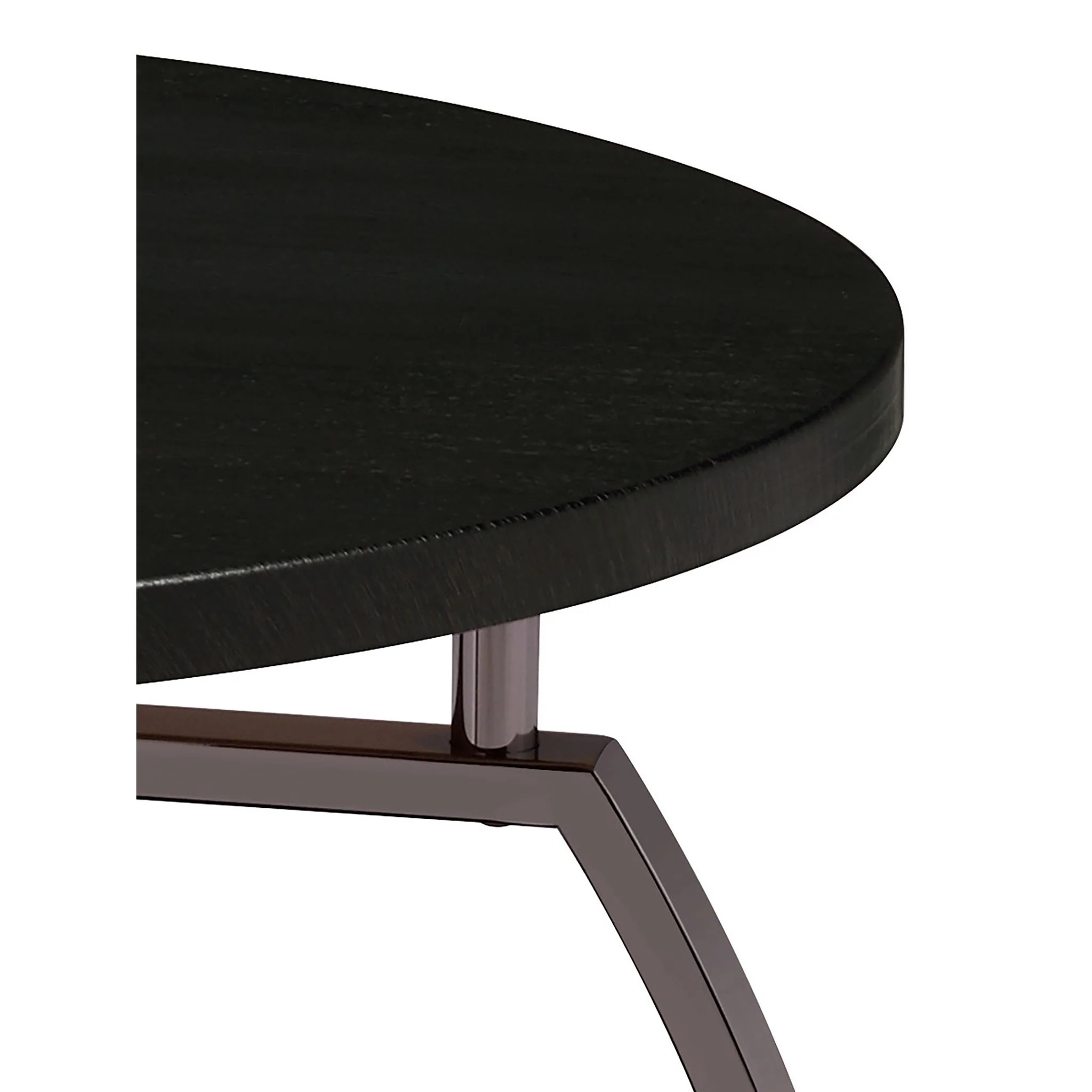 End Table With Center Shelf - Dark Gray - Image 5