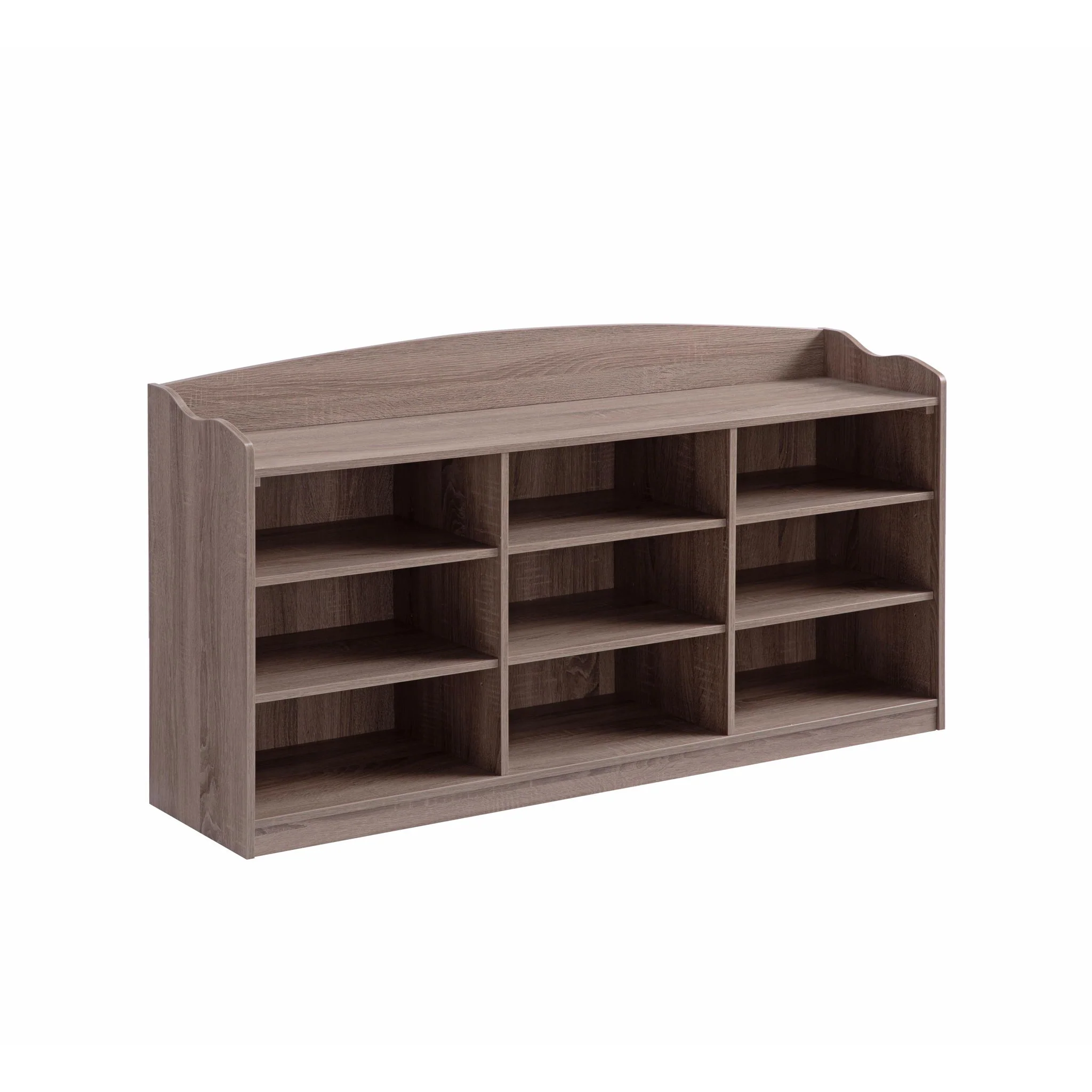 Entryway Shoe Storage Bench, Nine Storage Shelves, Entryway Organizer - Image 2