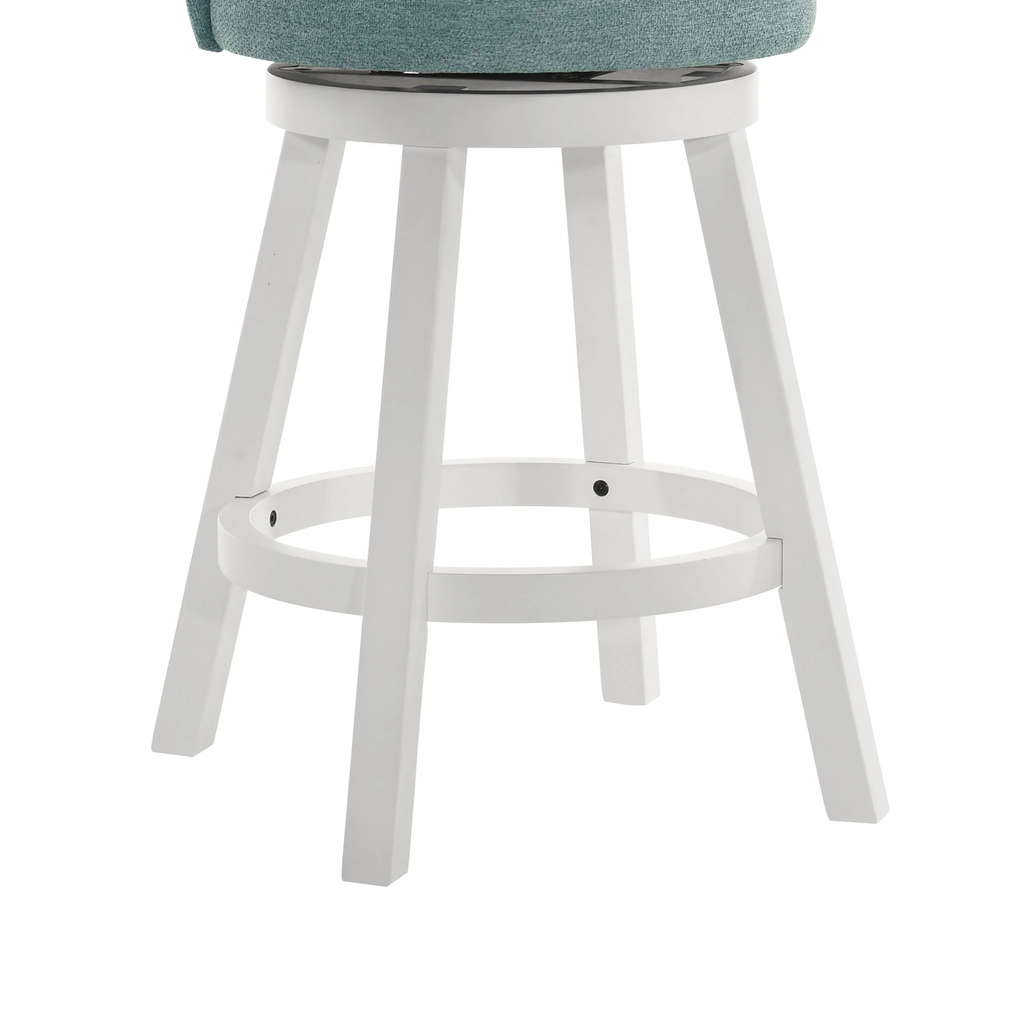 Erika - Modern Transitional Swivel Wood Counter Height Kitchen Bar Stool - Image 11