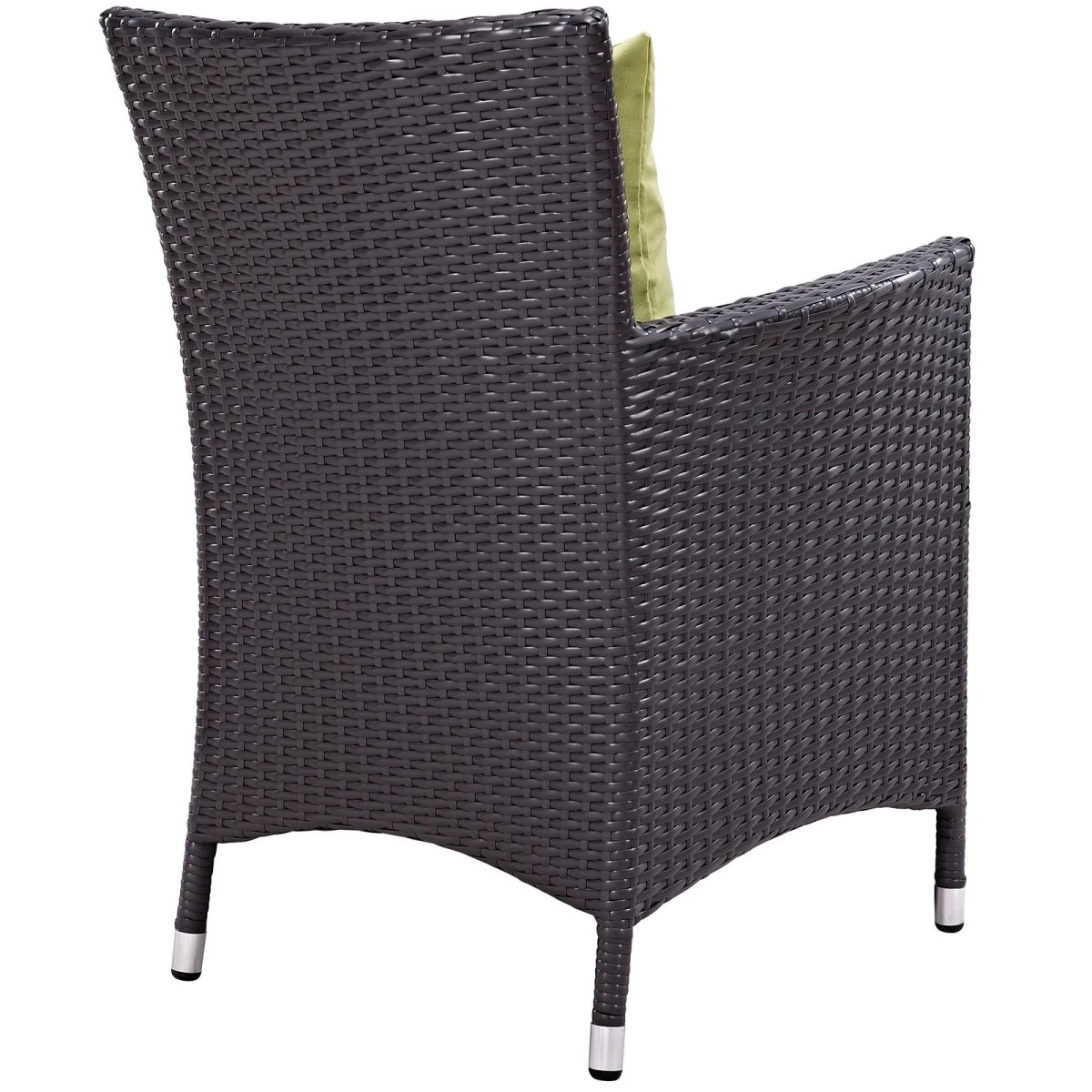 Espresso Wicker Outdoor Dining Set with Dining Tables and Coordinating Chairs - Image 51