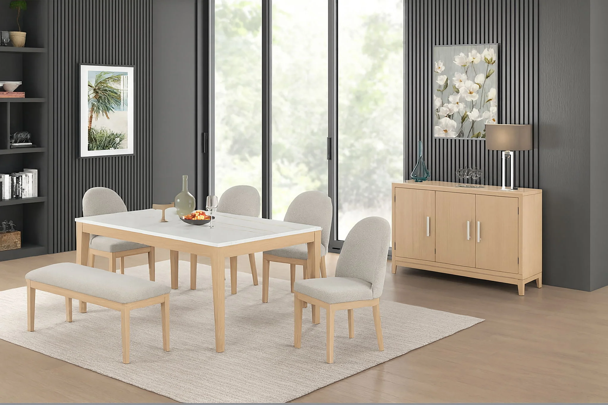 Essence - Upholstered Curved Back Chair - Image 12