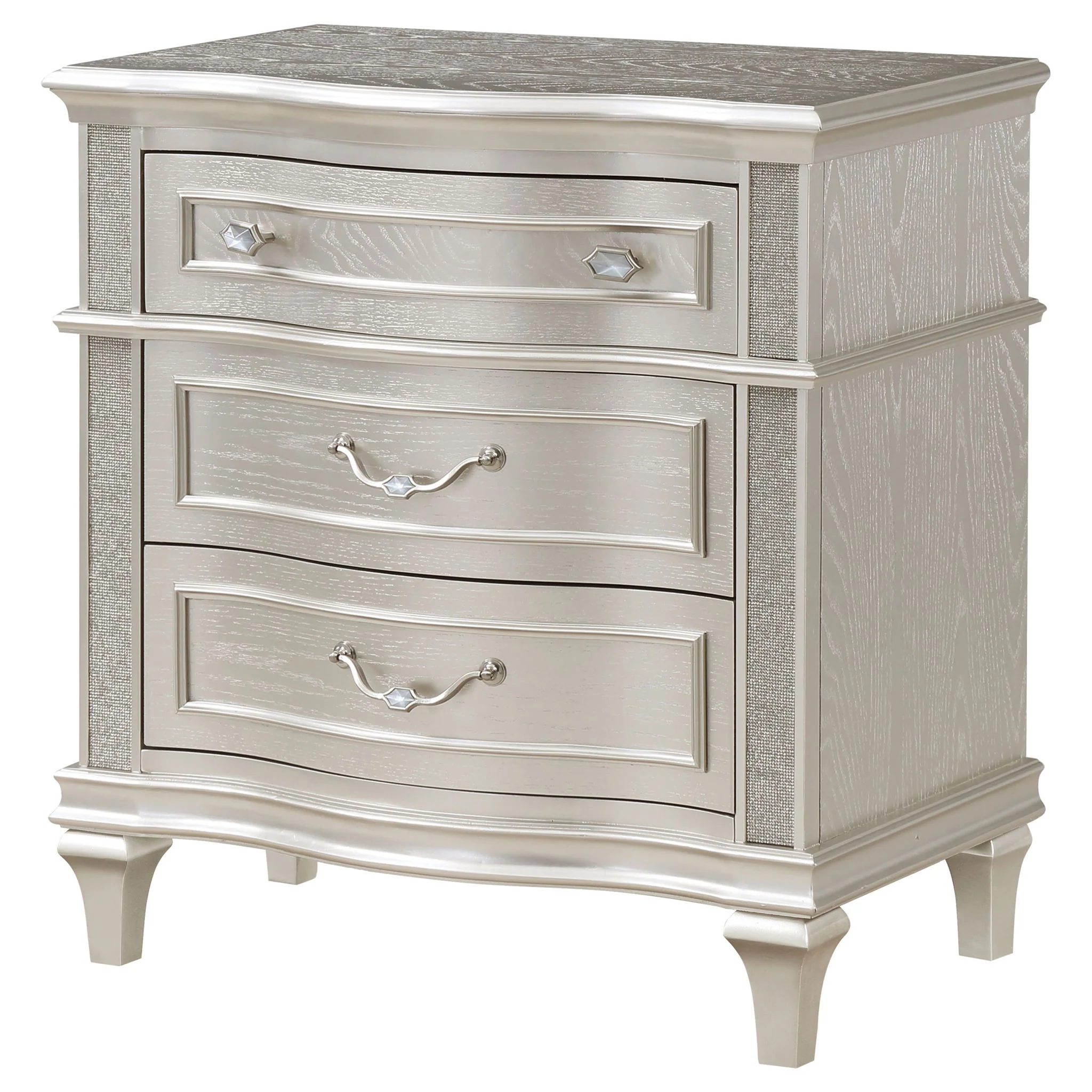 Evangeline - 3 Drawer Nightstand - Oak - Image 5
