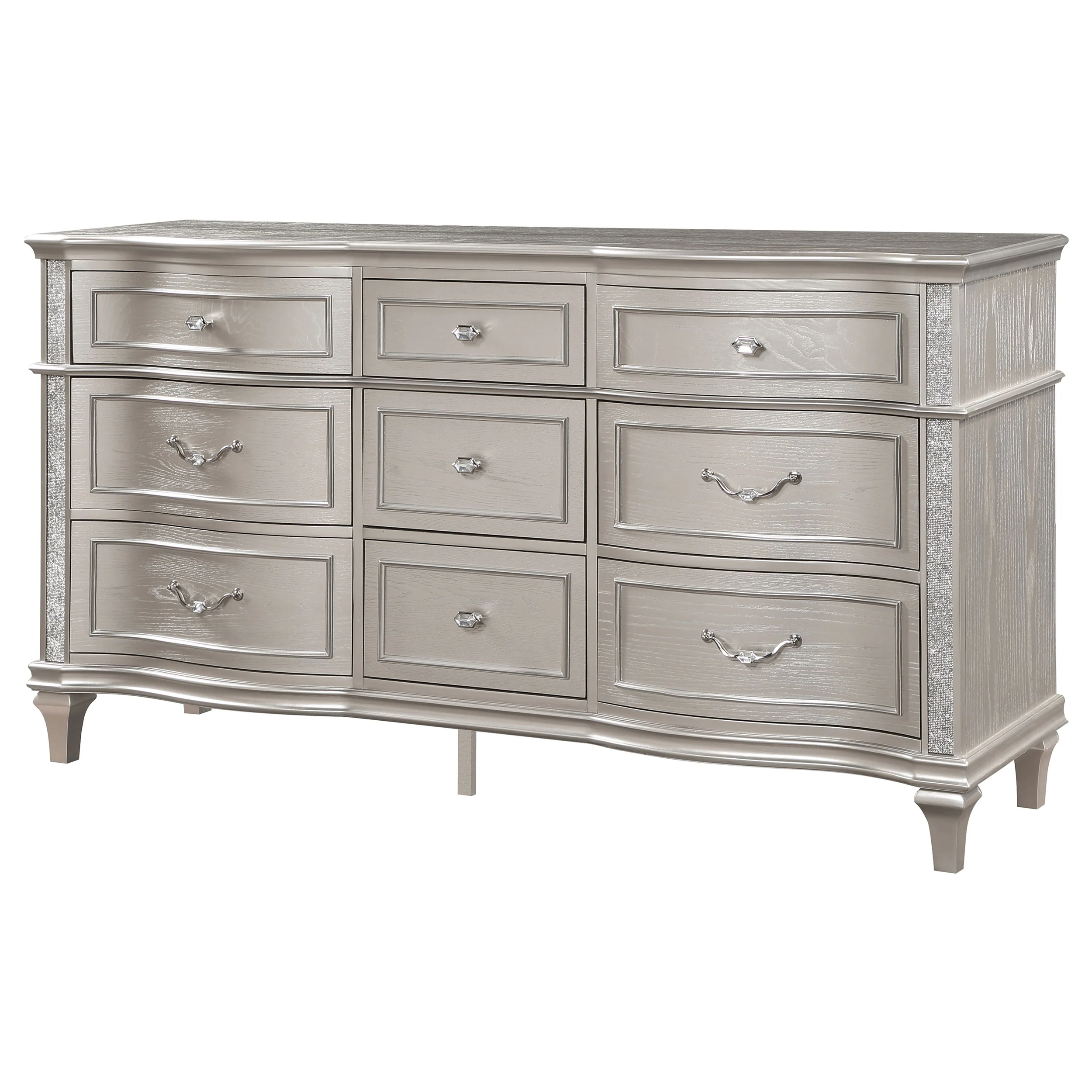 Evangeline 9-Drawer Dresser in Silver Oak - Image 2