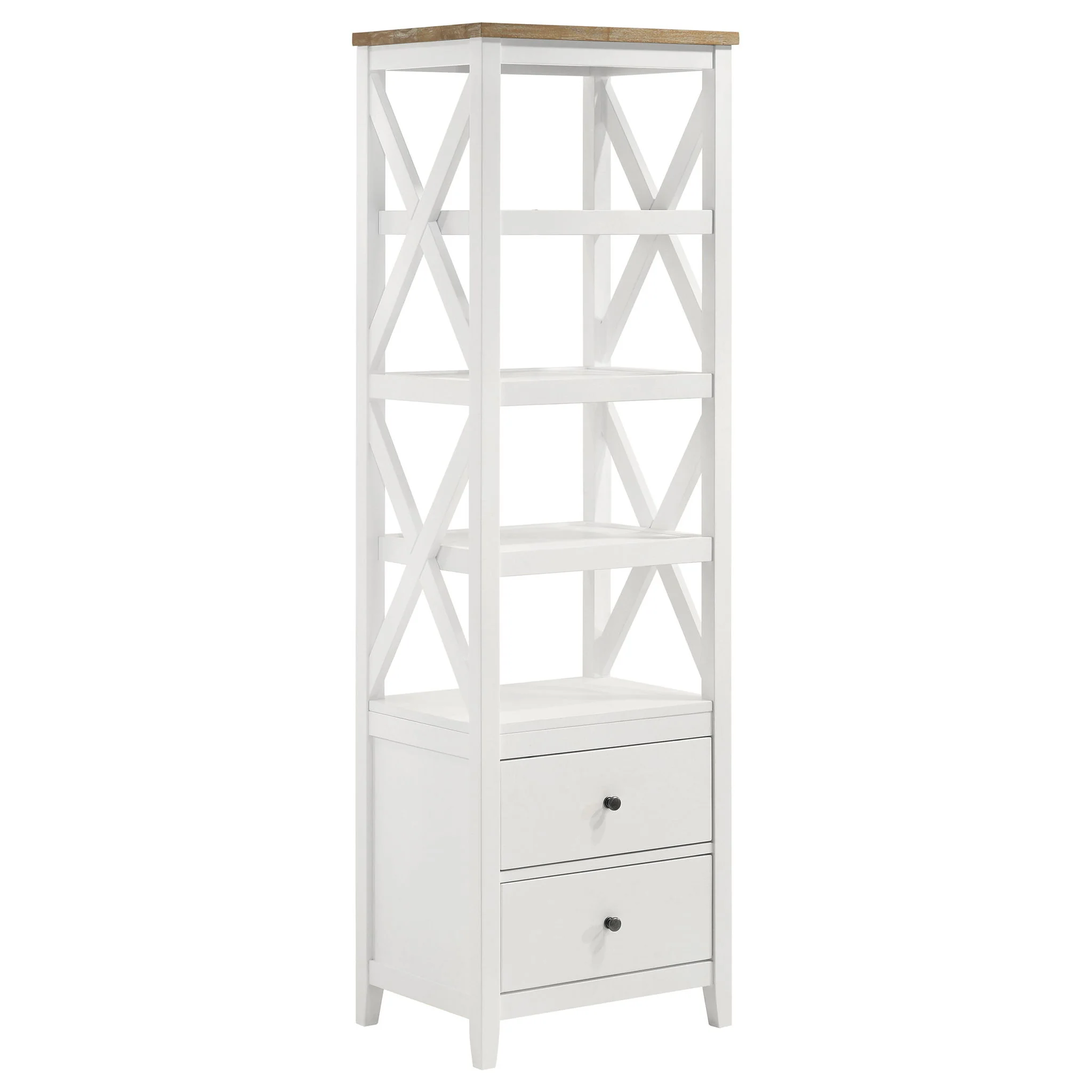 Evanston - 3 Piece 67" TV Stand - White - Image 7