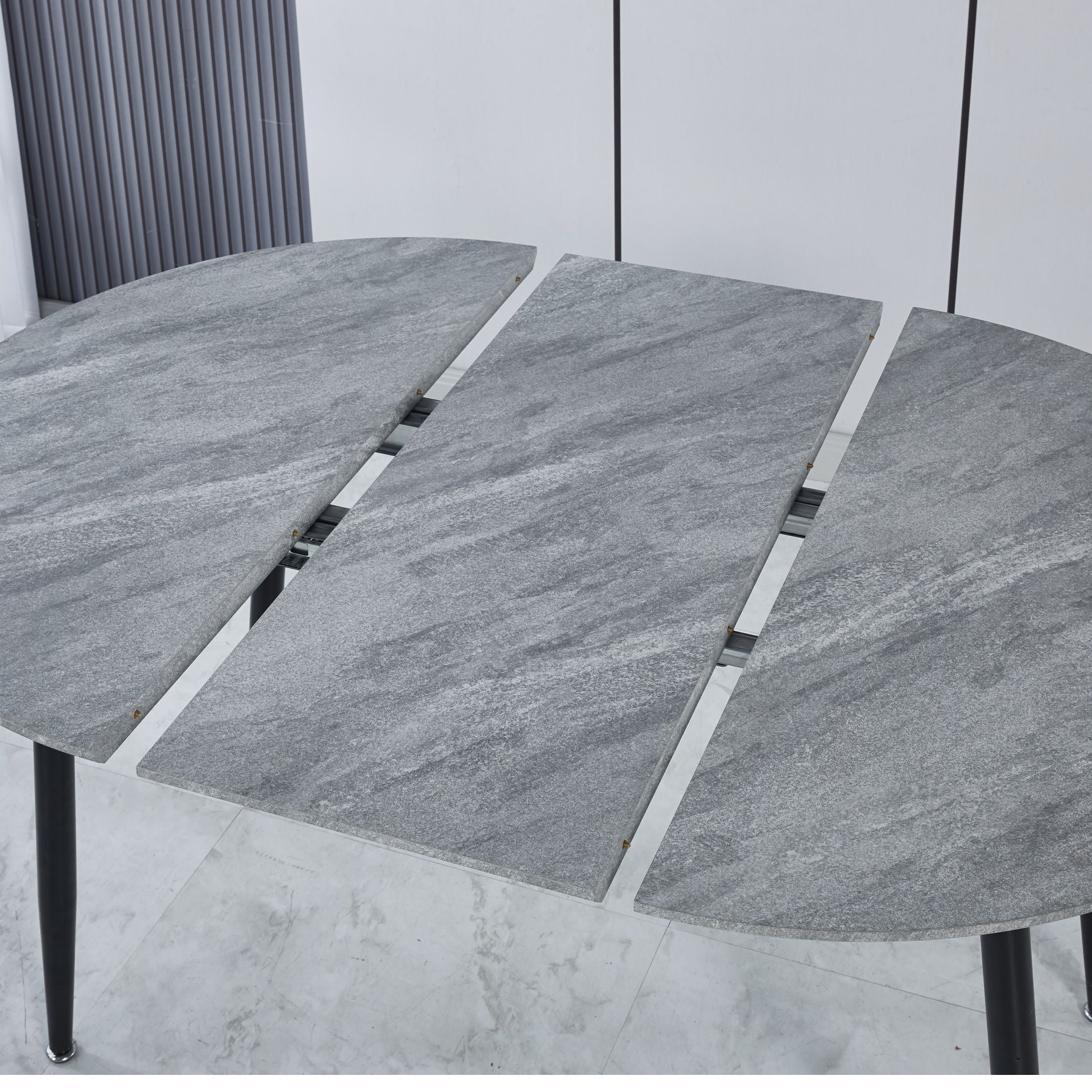 Extensible Table, Dining Table, Office Table, Coffee Table Metal Leg - Image 8
