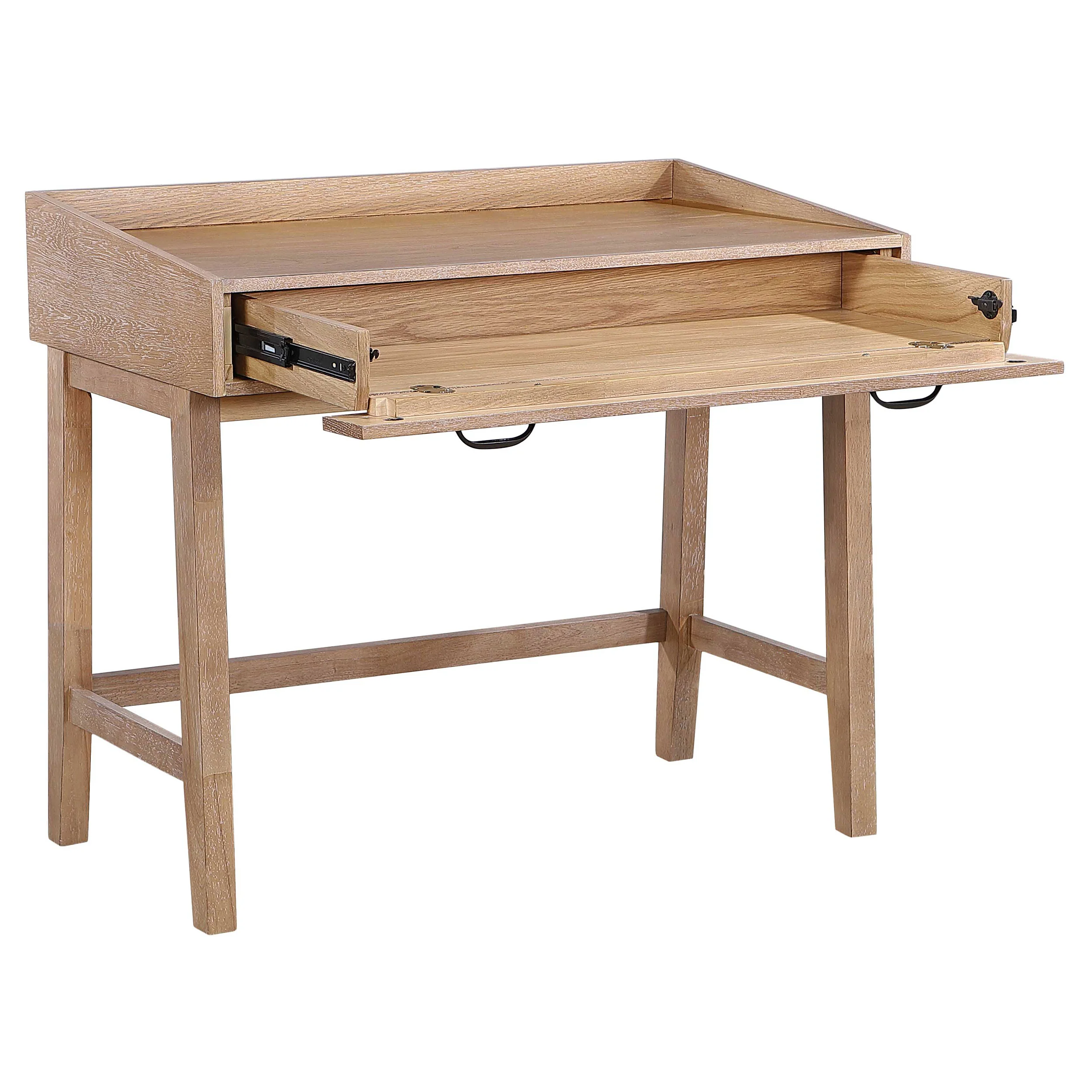Fabian 38-Inch Computer Desk with Keyboard Drawer - Image 2