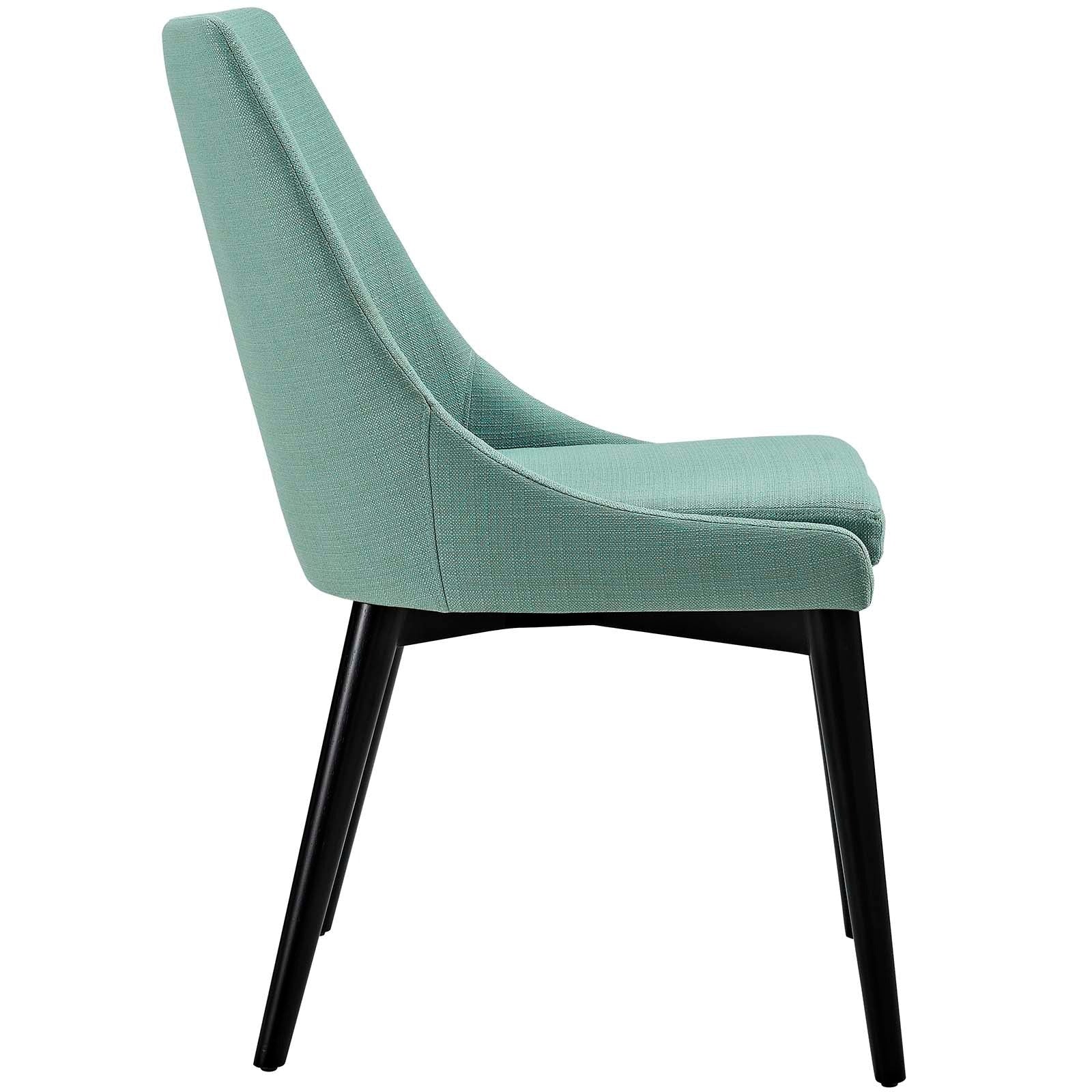 Fabric Dining Side Chair Set with Tapered Wood Legs – Set of 2 - Image 18